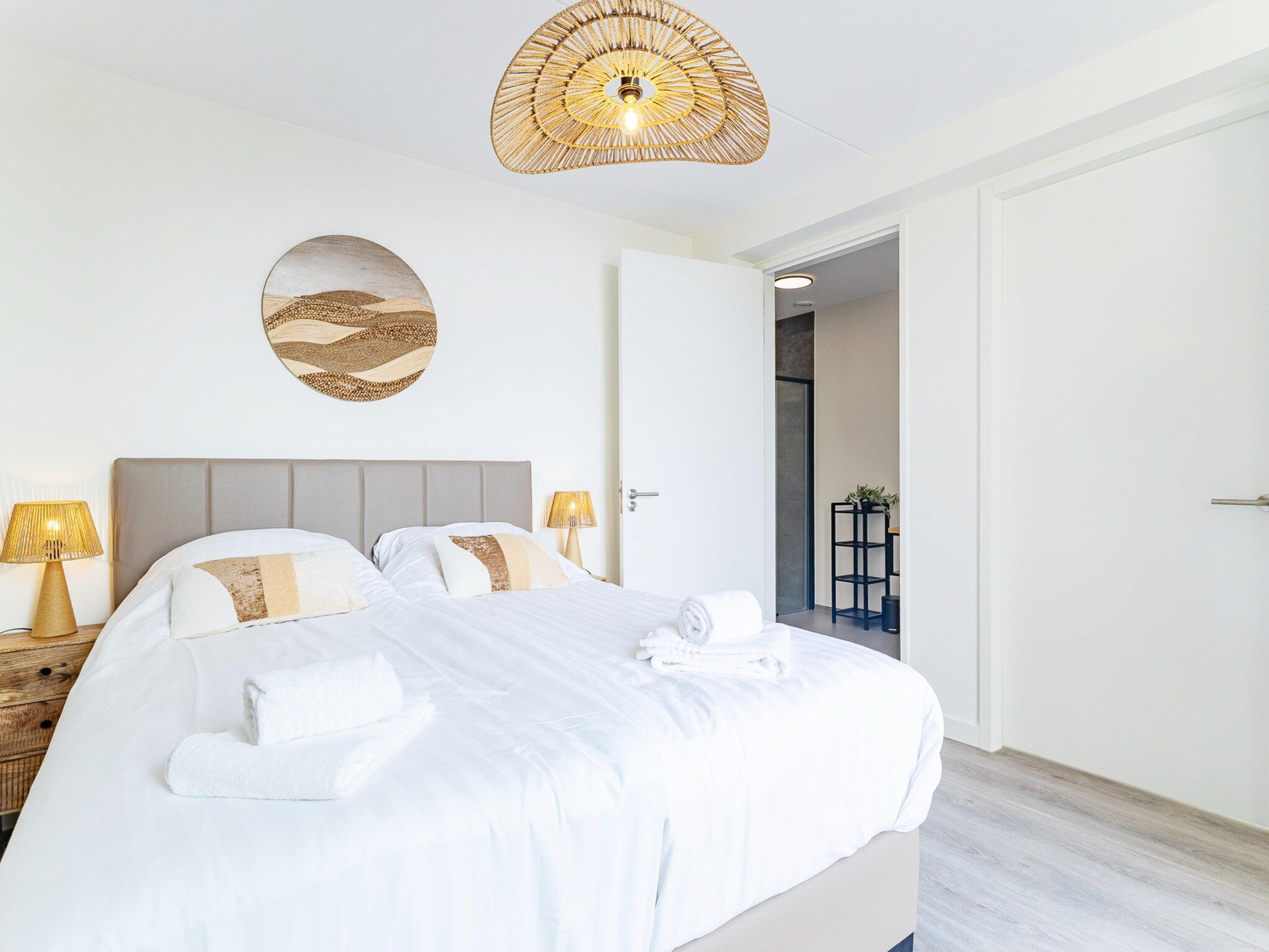Een slaapkamer van Vakantiewoning aan het strand - met tuin en terras | Nr. 20 | 2 Pers. | Vista Maris in Sint-Annaland
