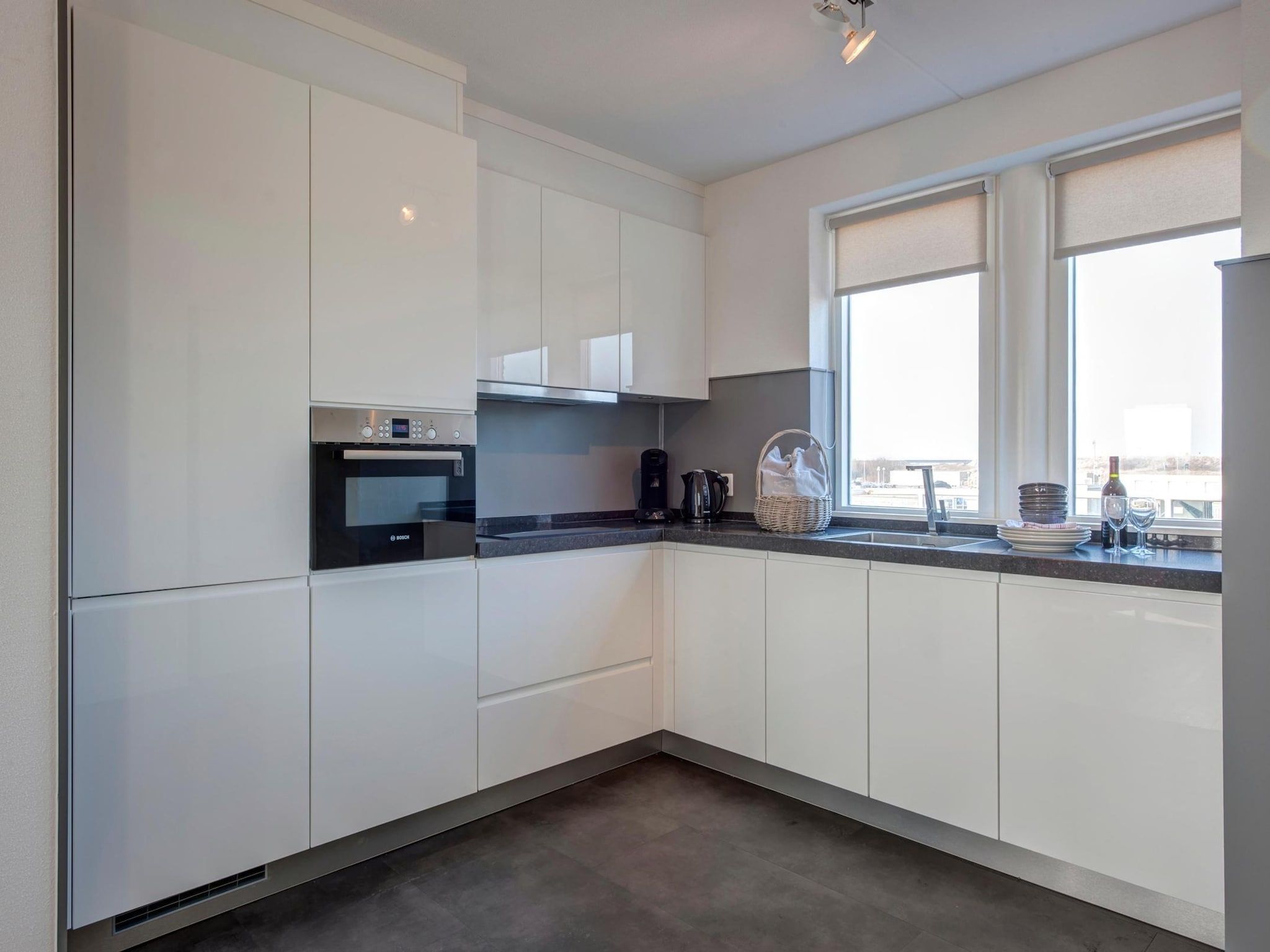 De keuken van 	Marina Port Zélande 1 in Ouddorp