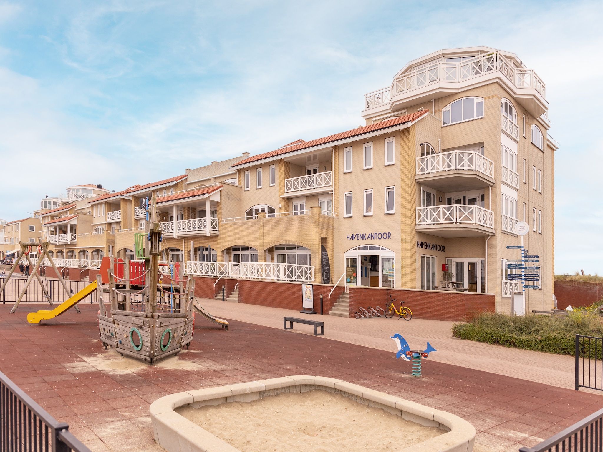 De tuin van Marina Port Zélande 2 in Ouddorp