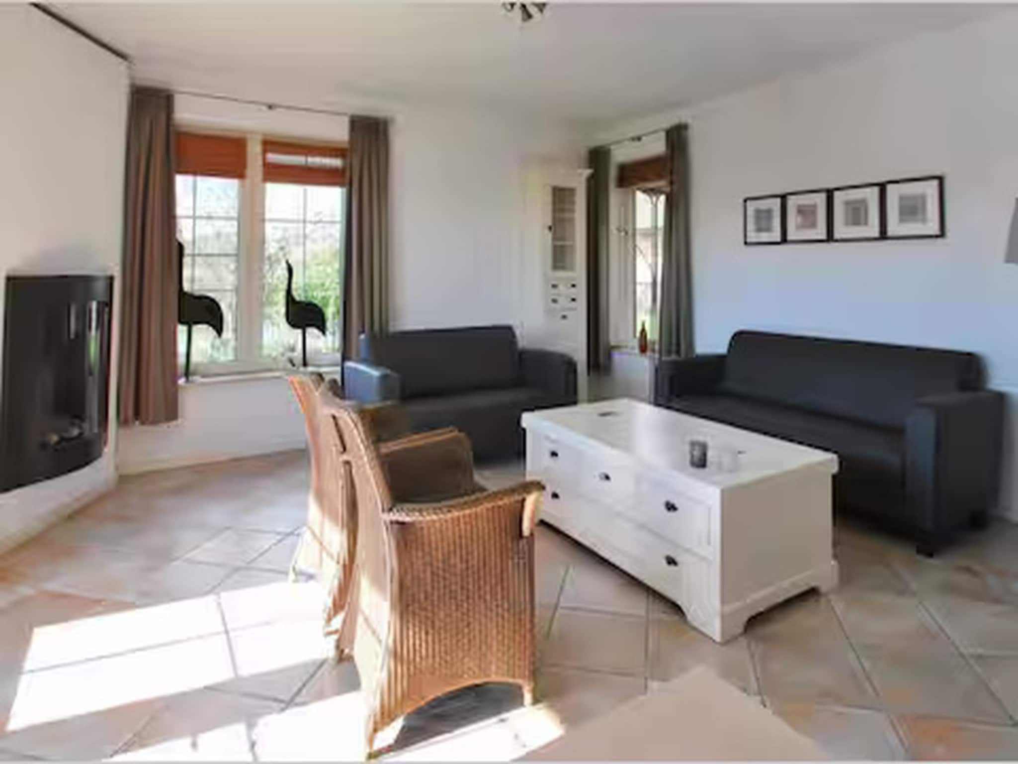 De woonkamer van Villa in Makkum in Makkum