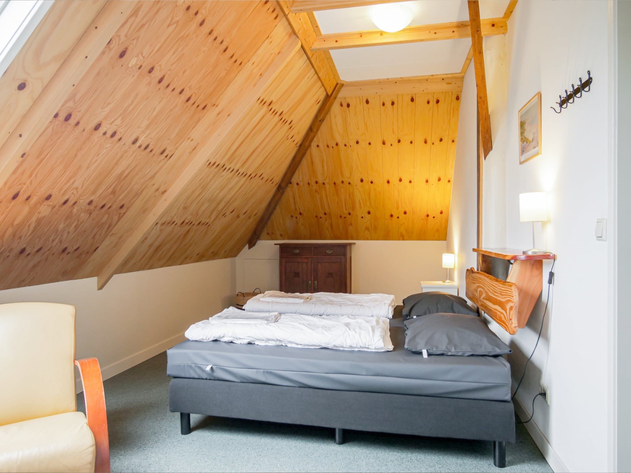 Een slaapkamer van Appartement Dars in Callantsoog