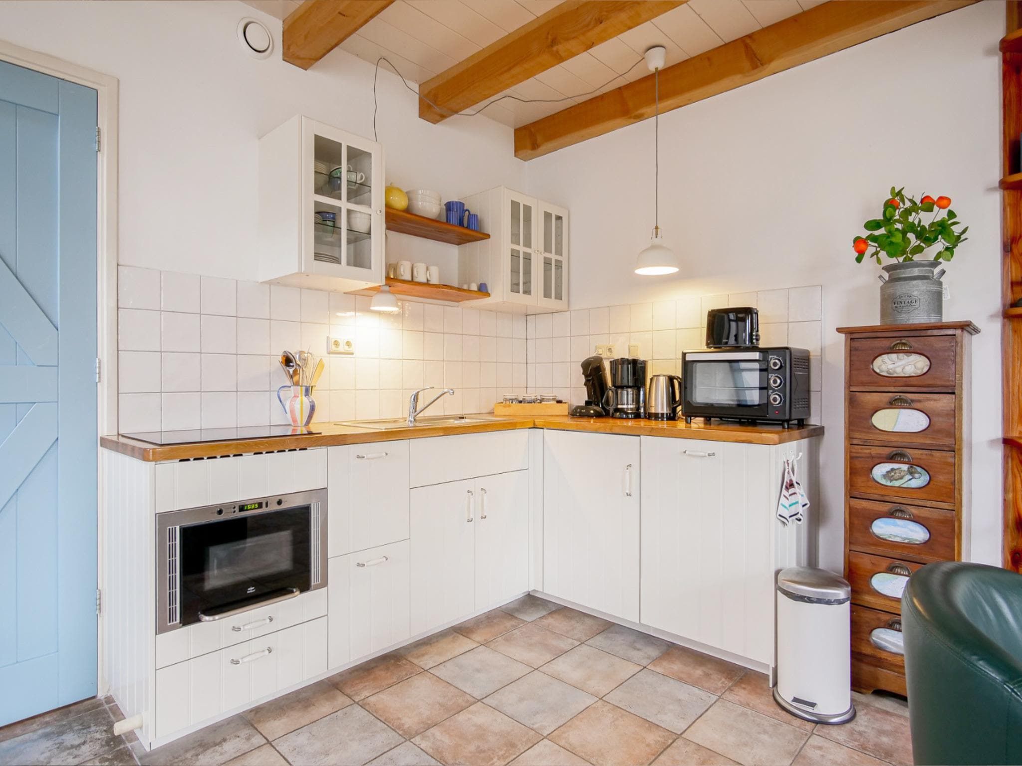 De keuken van Appartement Dars in Callantsoog