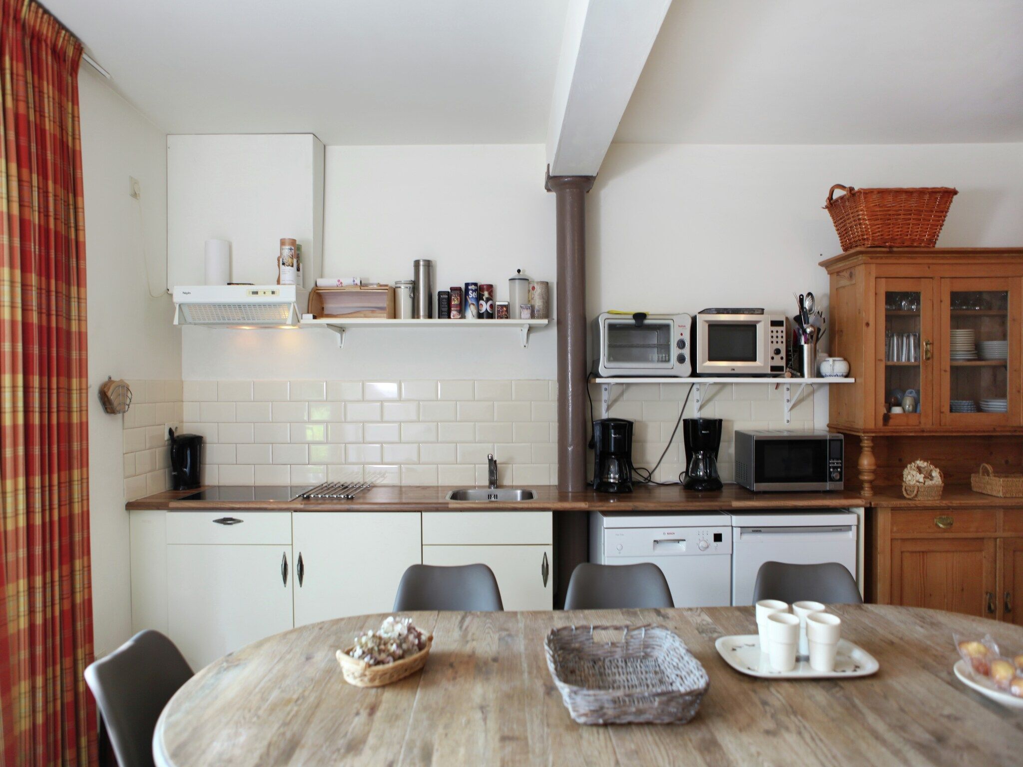 De keuken van Appartement De Dorsvloer in Eede