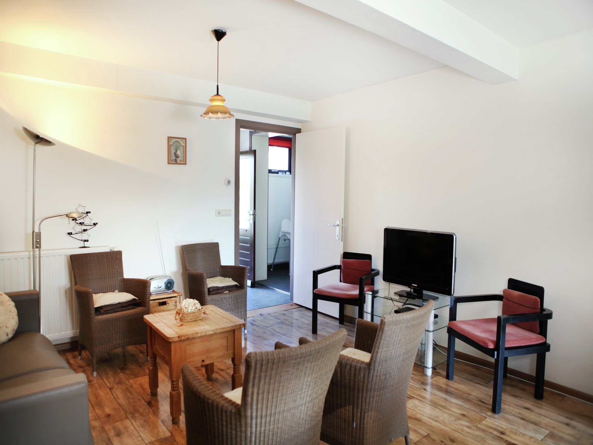 De woonkamer van Appartement De Dorsvloer in Eede