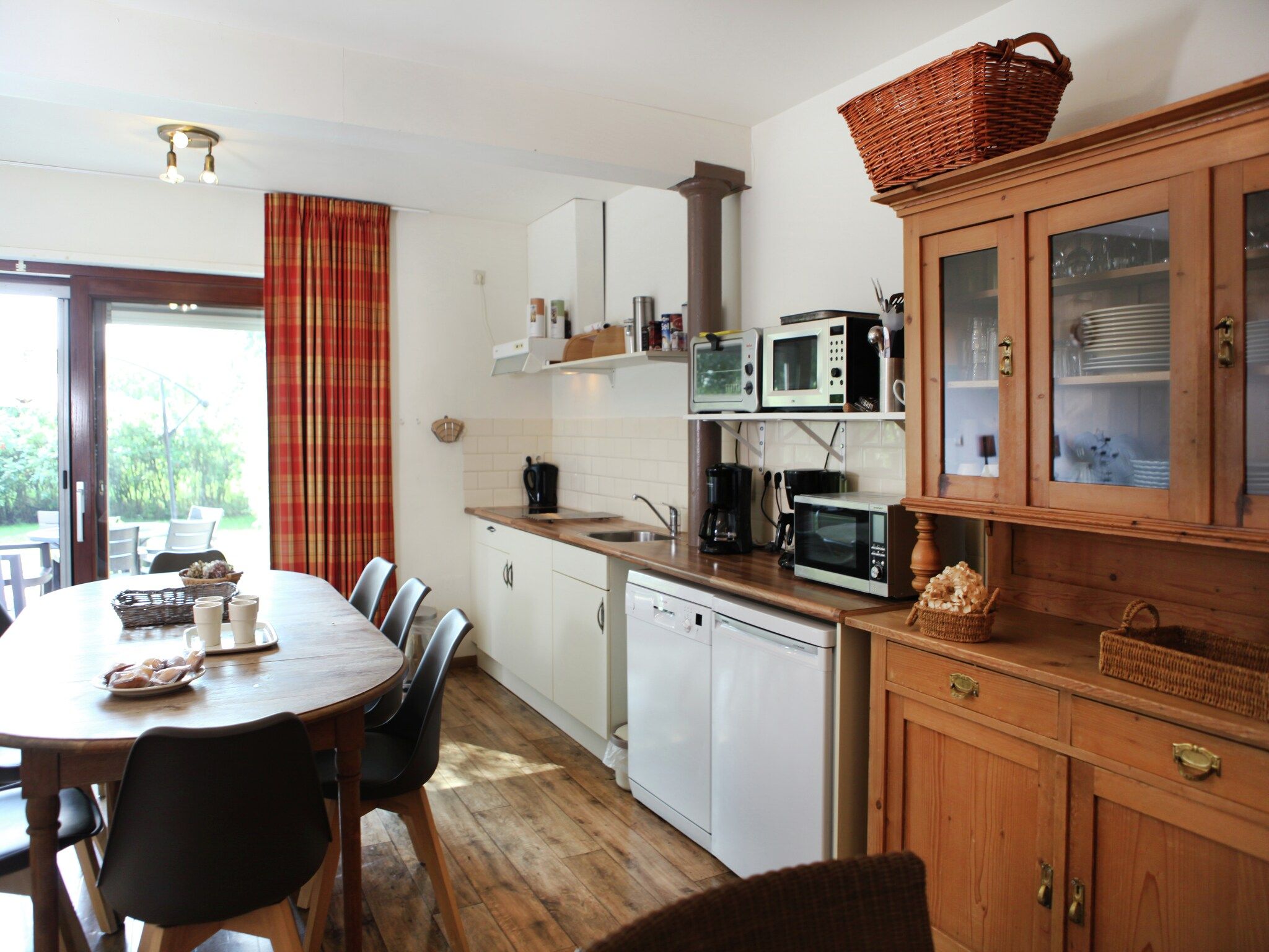 De keuken van Appartement De Dorsvloer in Eede
