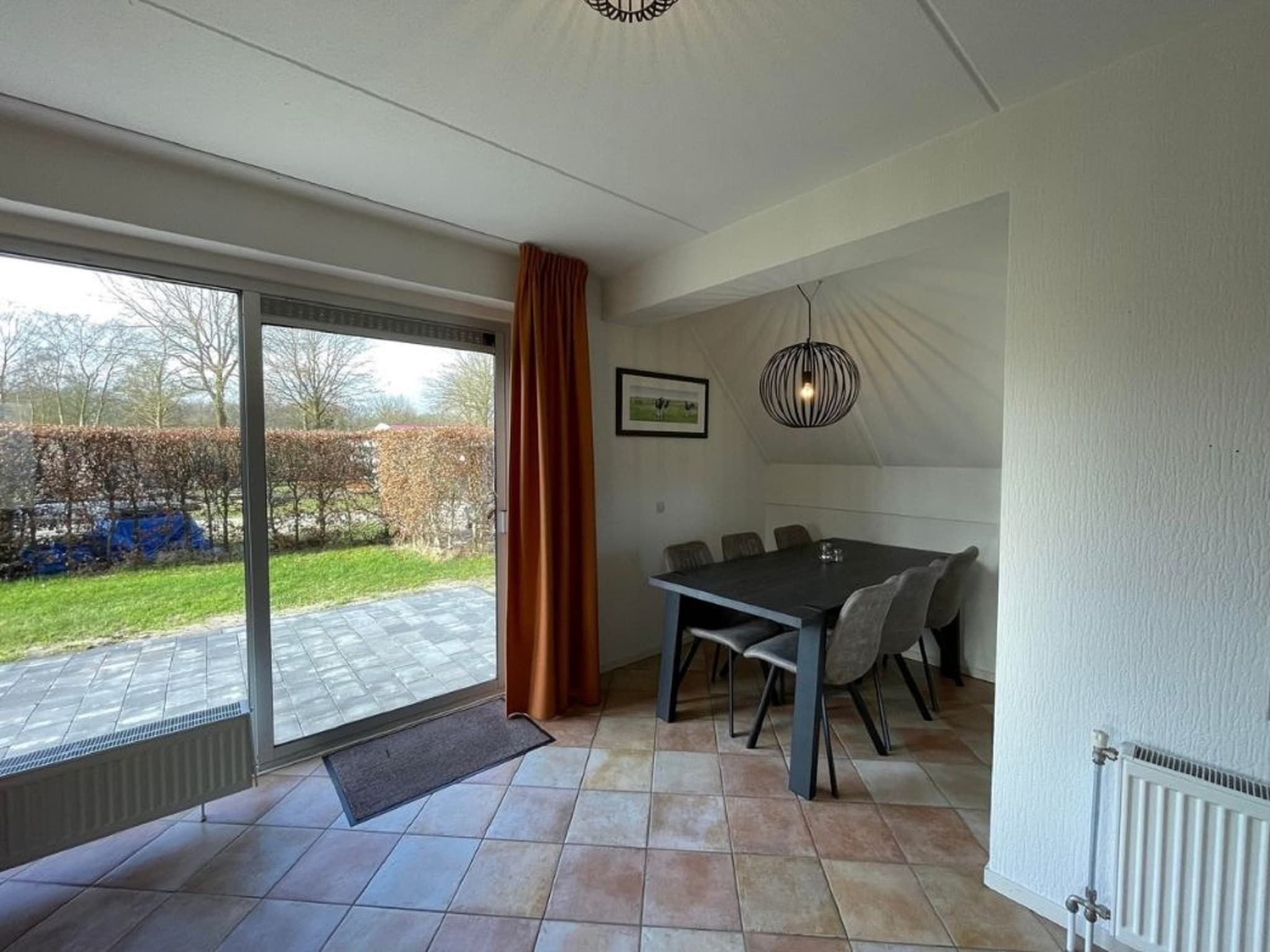 De woonkamer van Landgoed Eysinga State 2 in Sint Nicolaasga