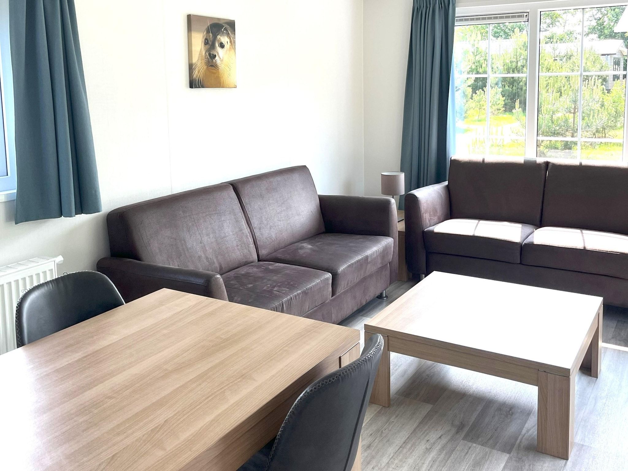 De woonkamer van Chalet in Den Burg