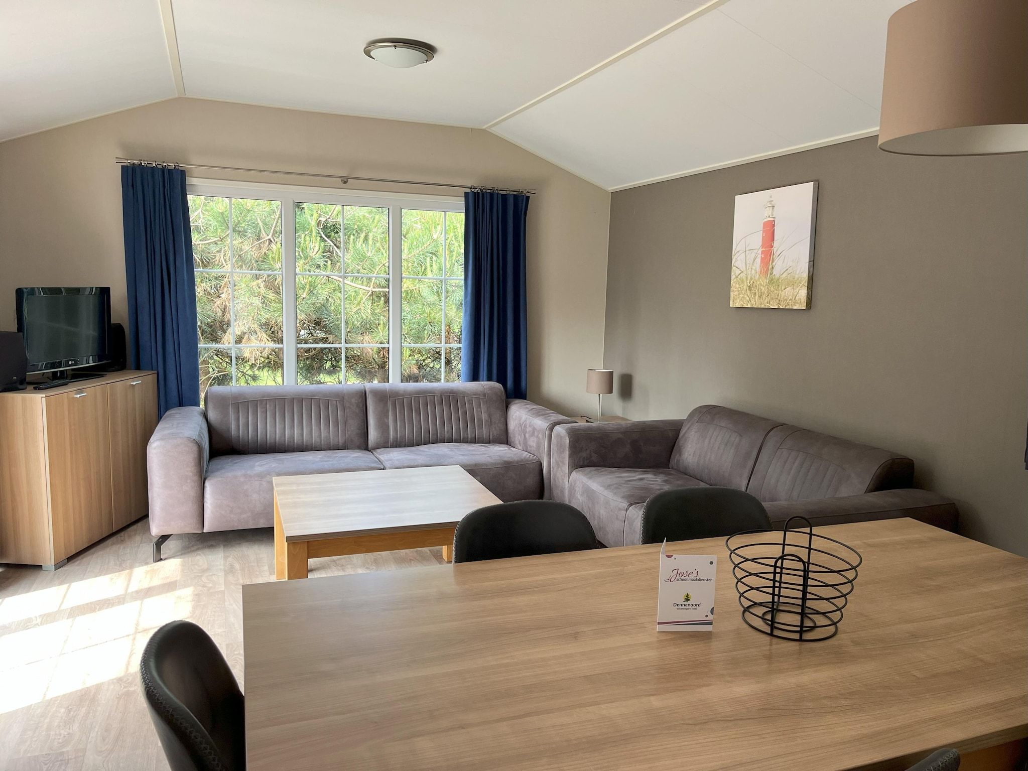 De woonkamer van Villetta (6p) in Den Burg