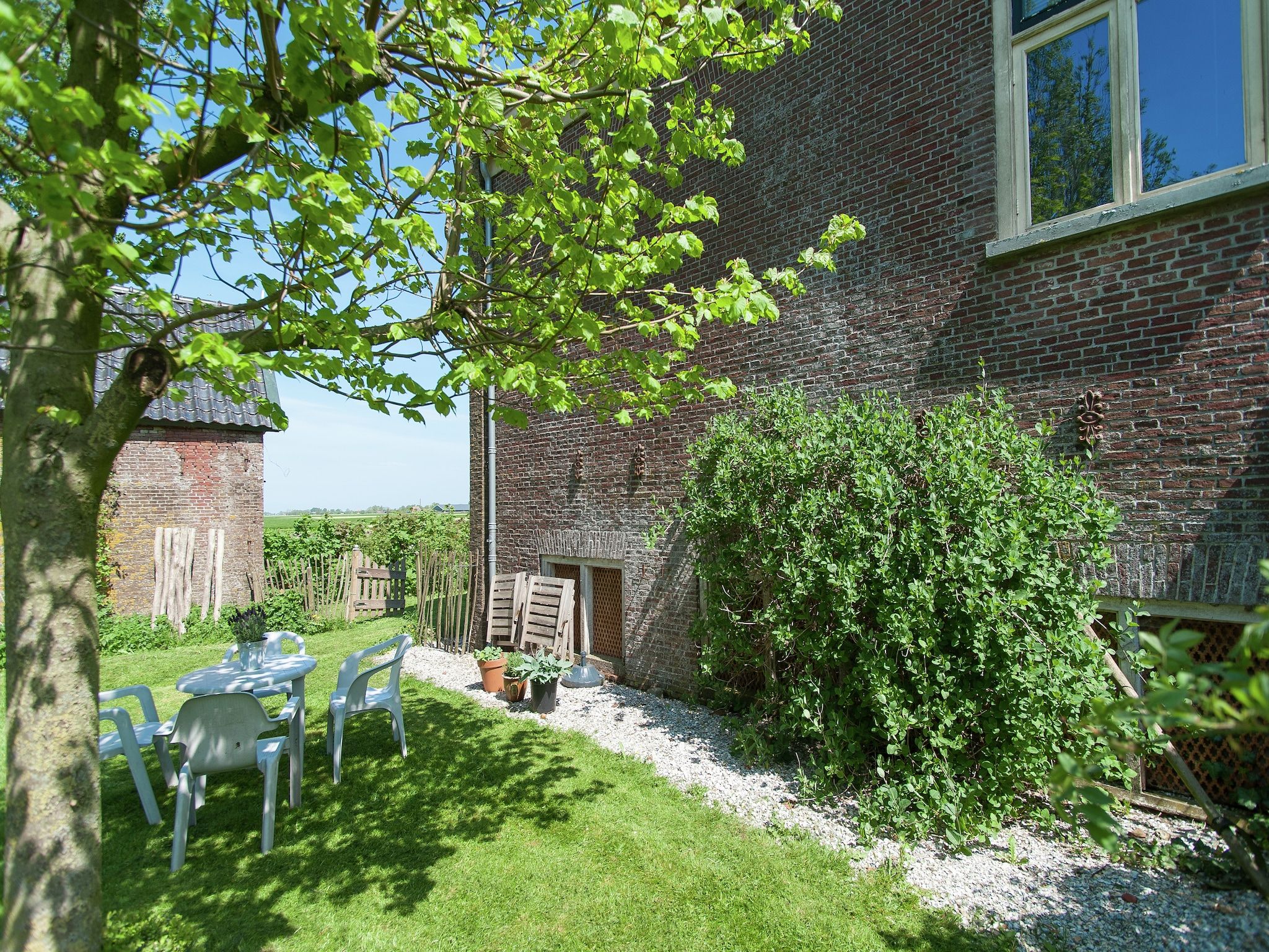 De tuin van Pronkkeamer Skrins in Easterlittens