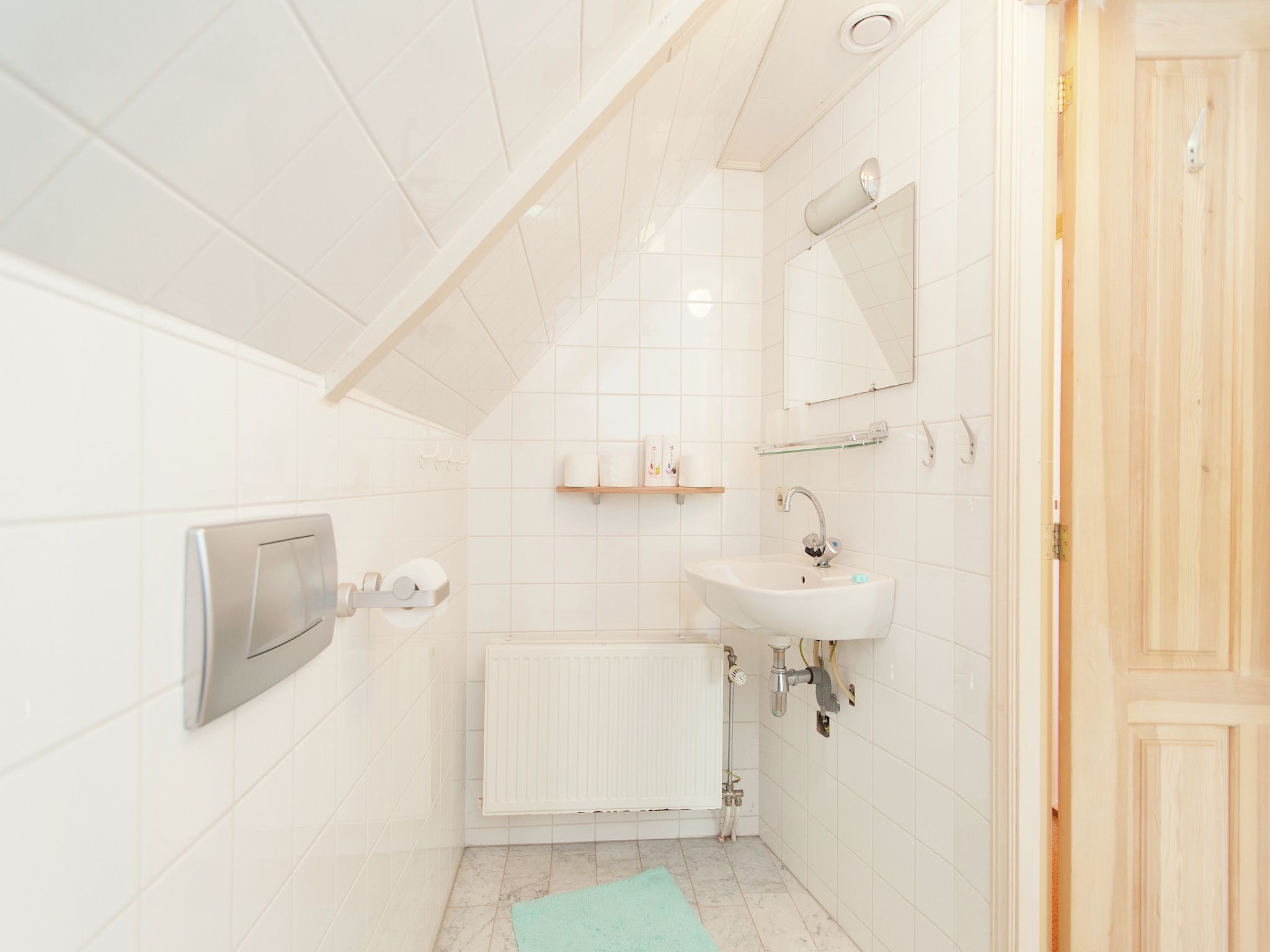 De badkamer van Pronkkeamer Skrins in Easterlittens
