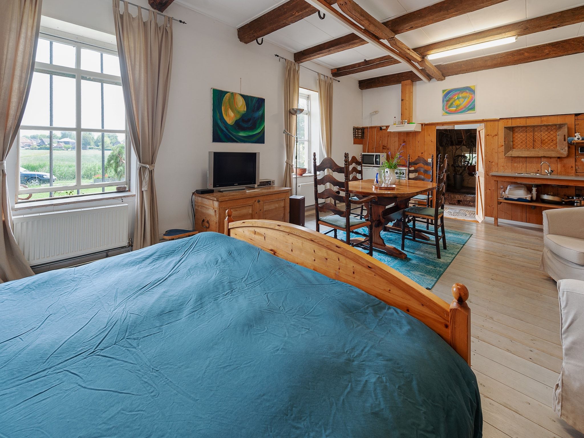 Een slaapkamer van Lauwerspleats in Burum