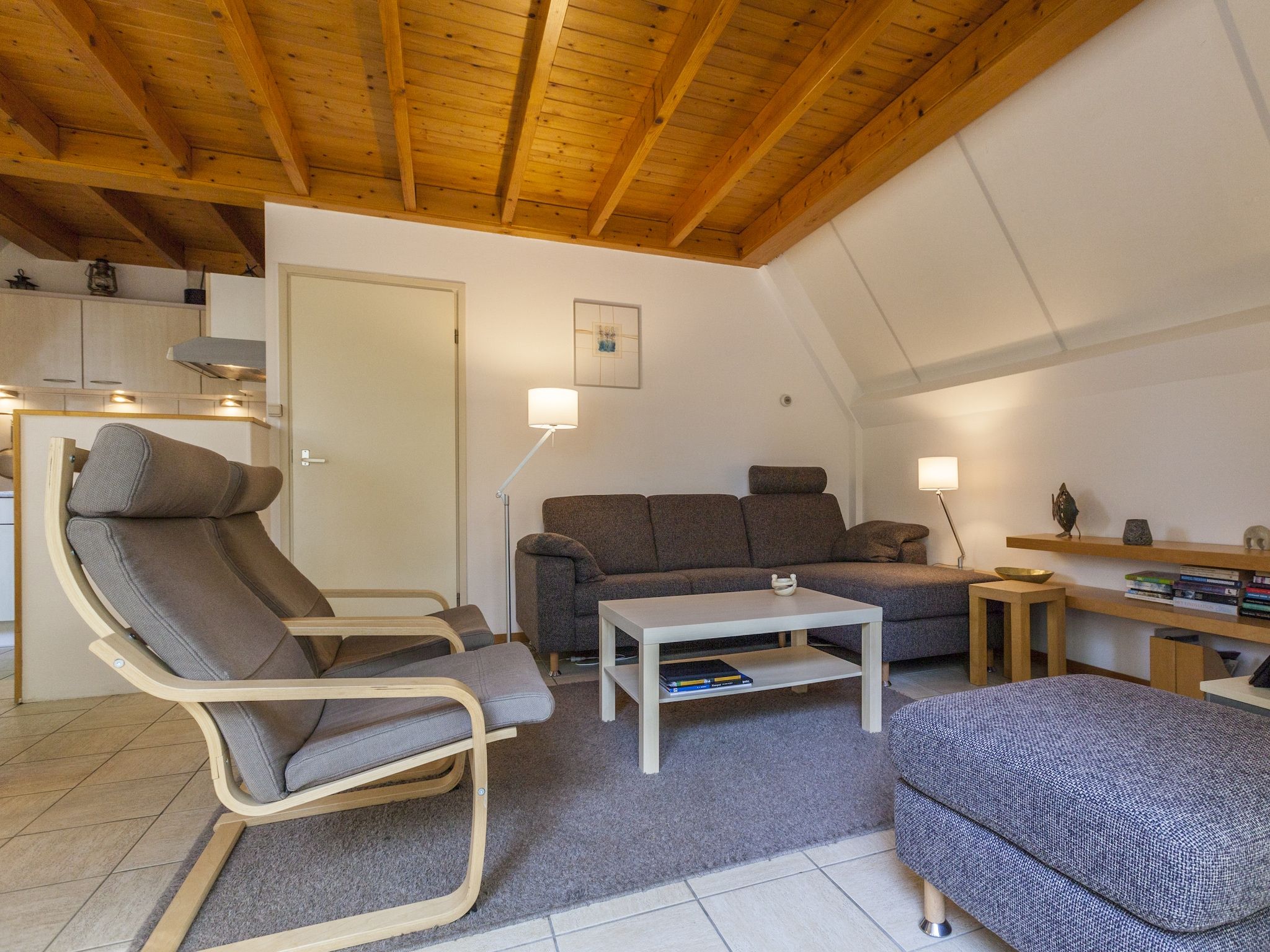 De woonkamer van Kleine Vos in Nunspeet