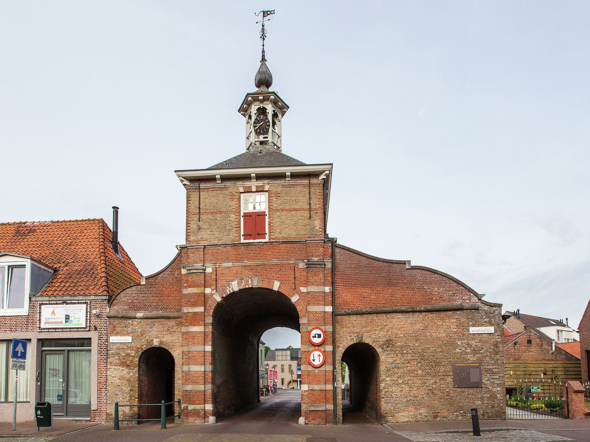 De omgeving van De Paardenmarkt in Aardenburg