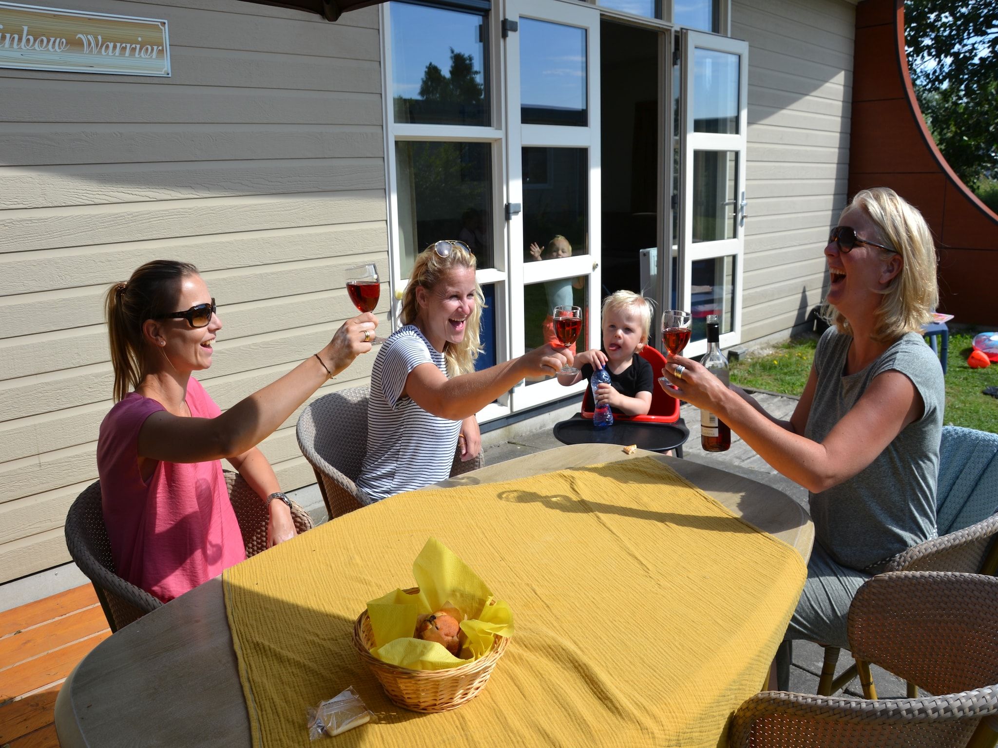 De tuin van Strandpark Vlugtenburg 1 in 's-Gravenzande