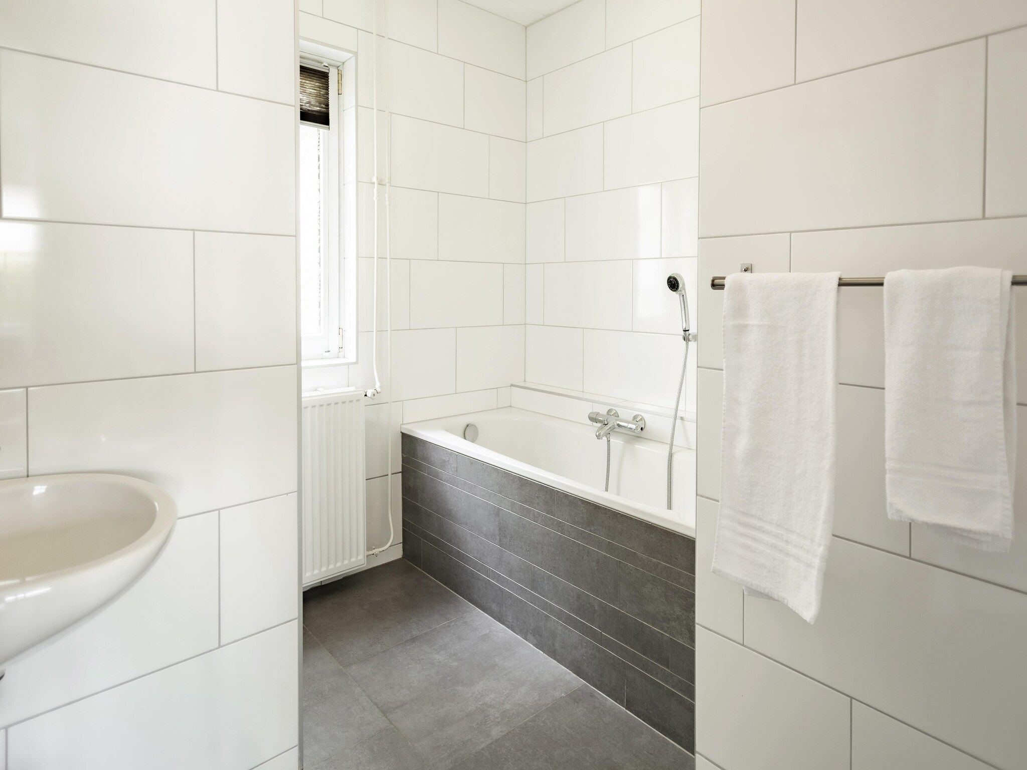 De badkamer van De Riethorst 2 in Plasmolen