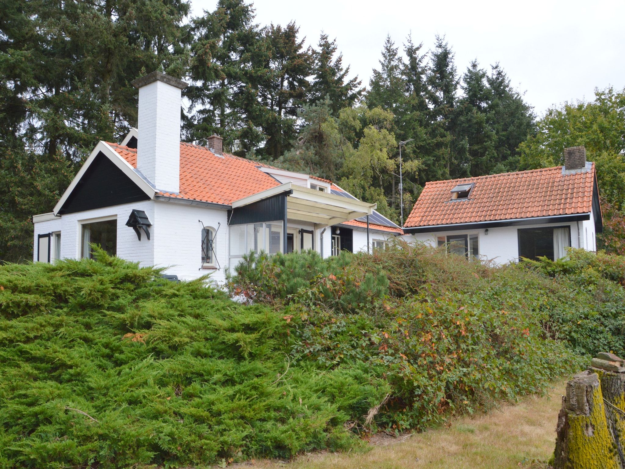 De buitenkant van Huis in het bos in Oploo