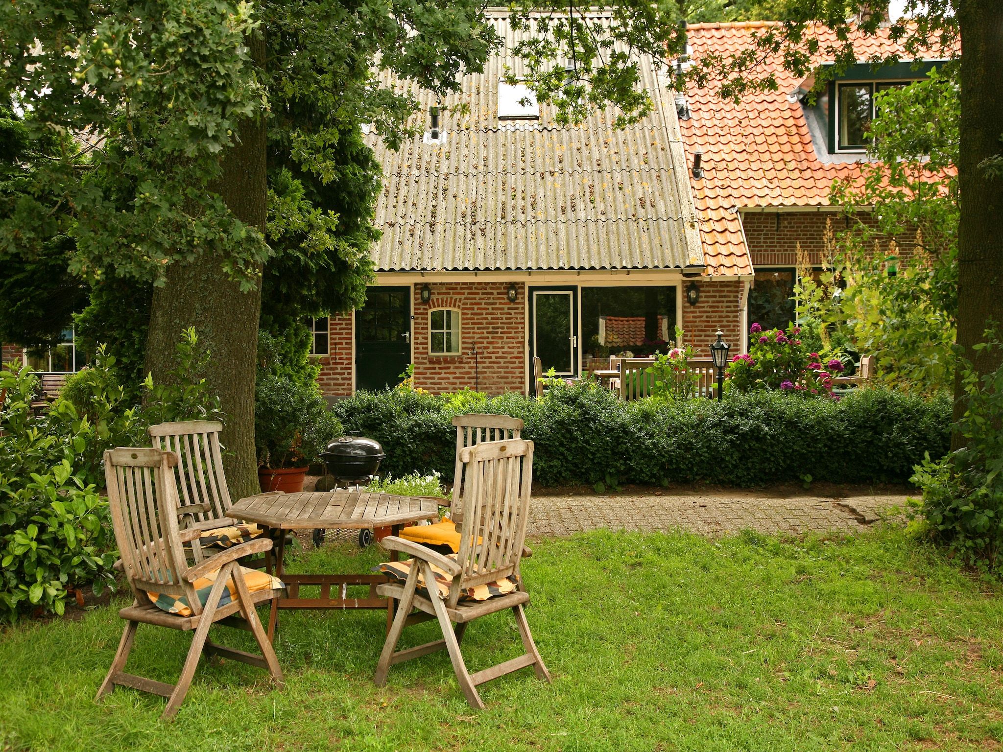 Het terras van De Eekhorst in Balkbrug