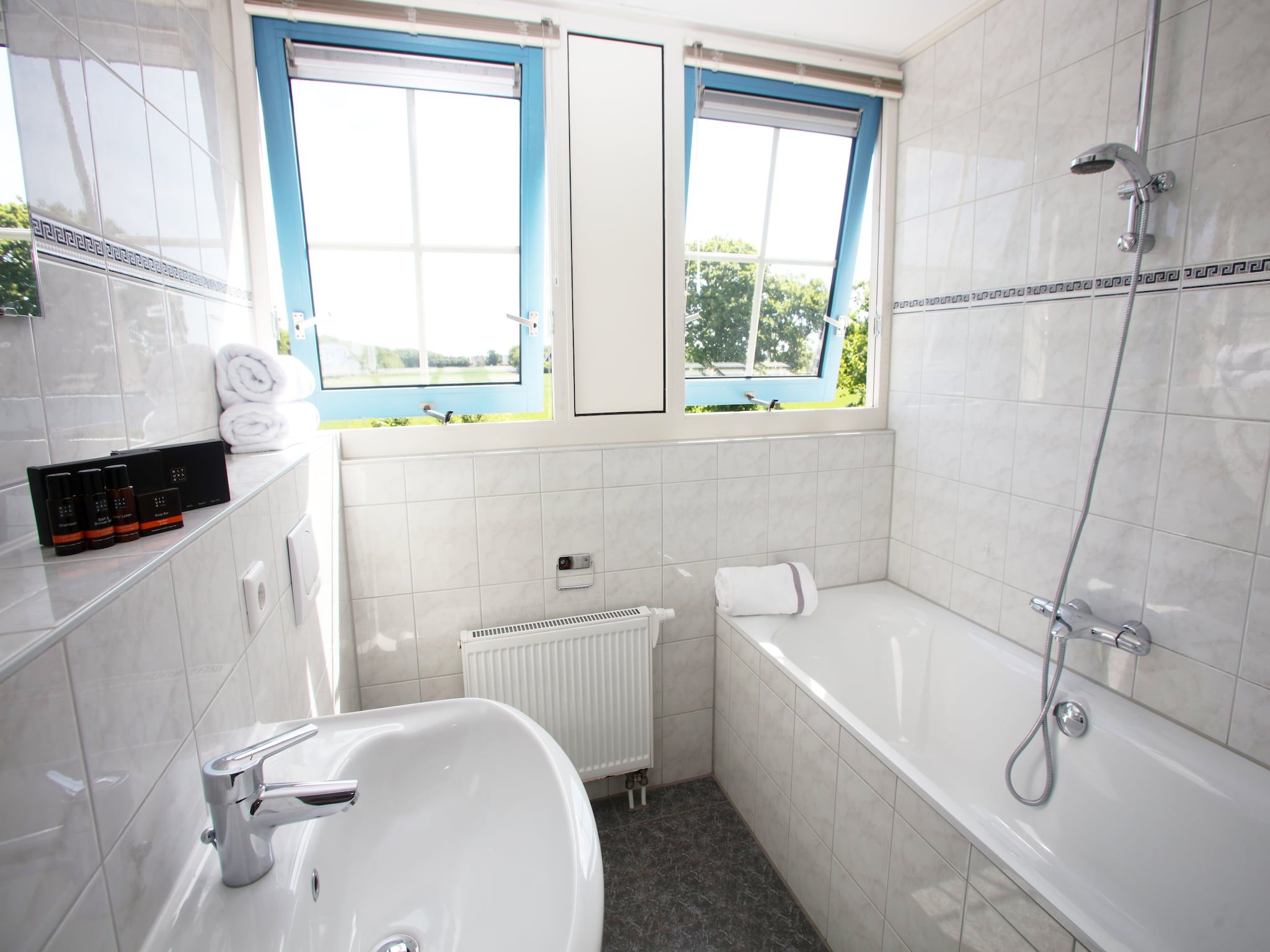 De badkamer van Kustpark Texel 3 in De Koog