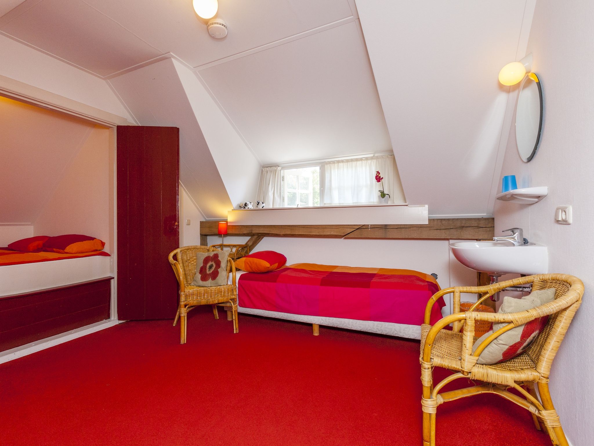Een slaapkamer van De Hytte in Balkbrug