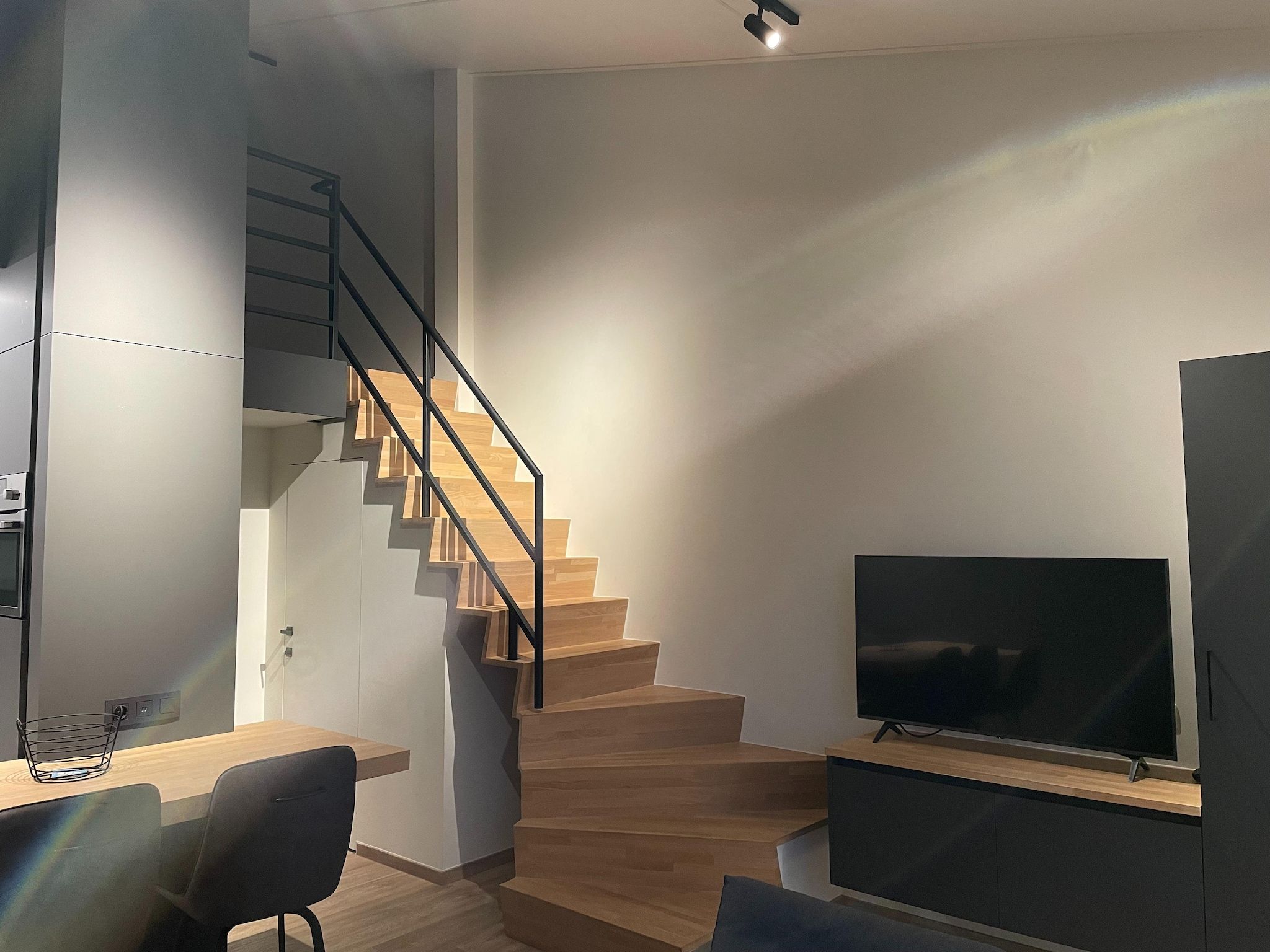 De woonkamer van Het Platte Putje - Huisdiervrij - nr4 in Groede