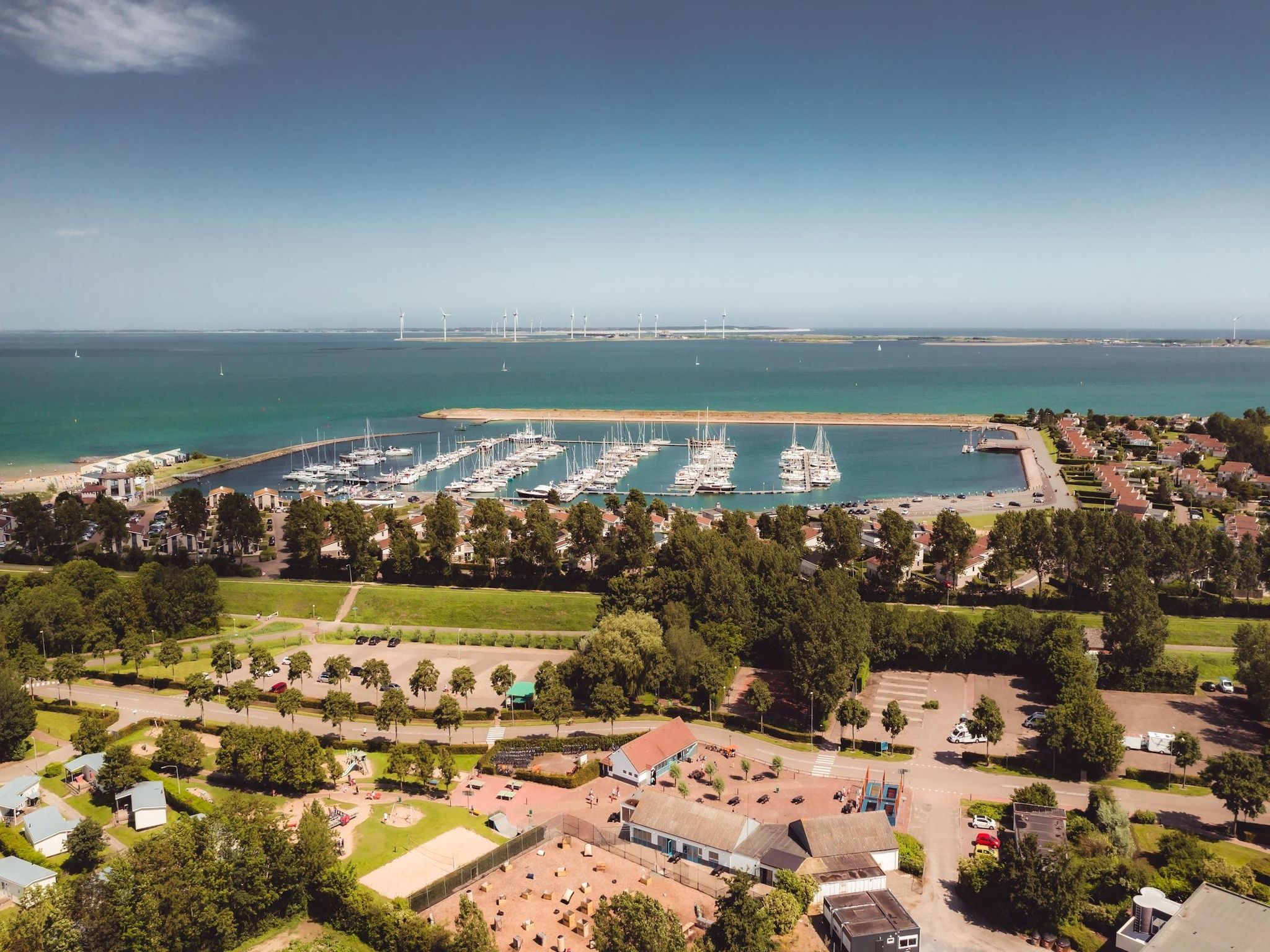De omgeving van Vakantiepark Beach Resort 2 in Kamperland