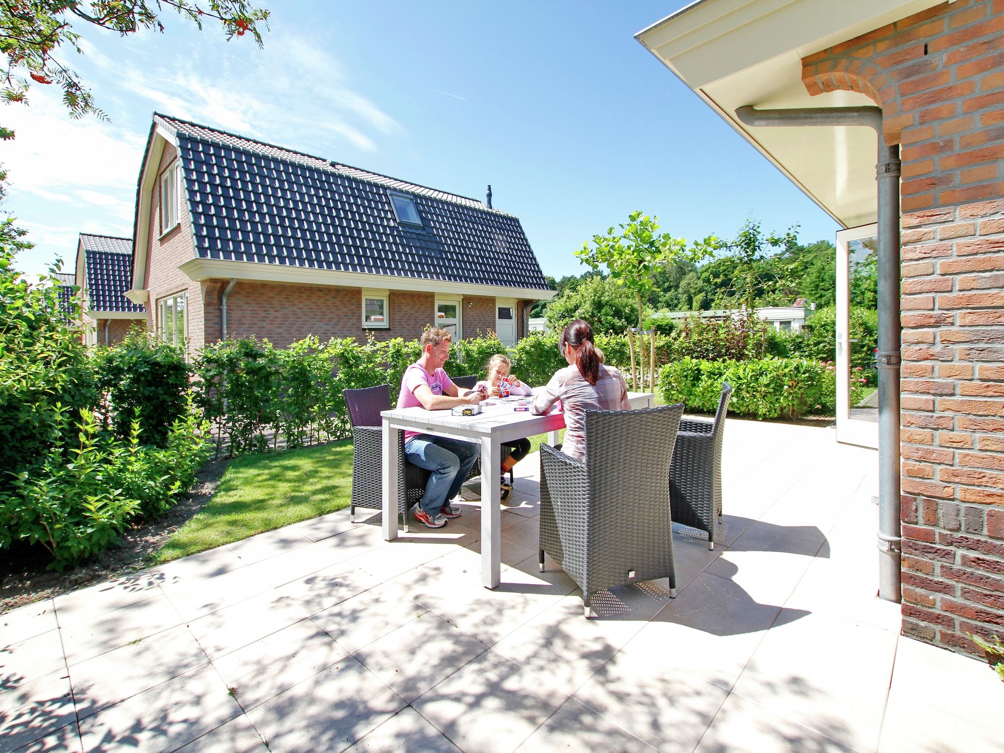 De buitenkant van Vakantiepark Duinrust 1 in Noordwijk aan zee