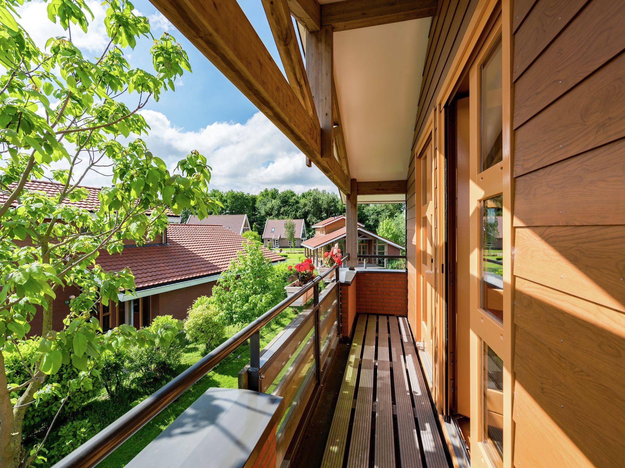Het terras van Flevohuis in Biddinghuizen