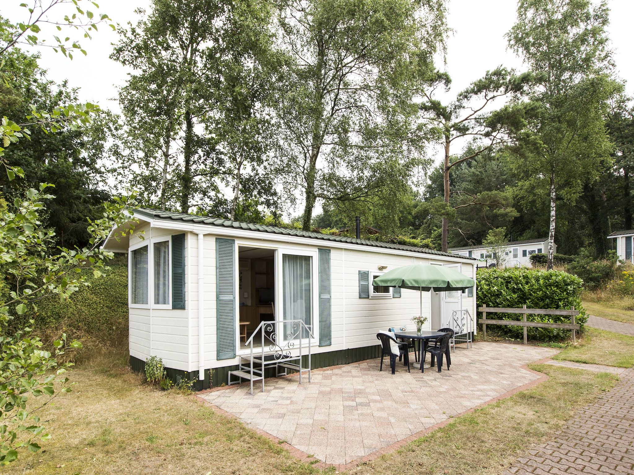 De buitenkant van Resort Arcen 15 in Arcen