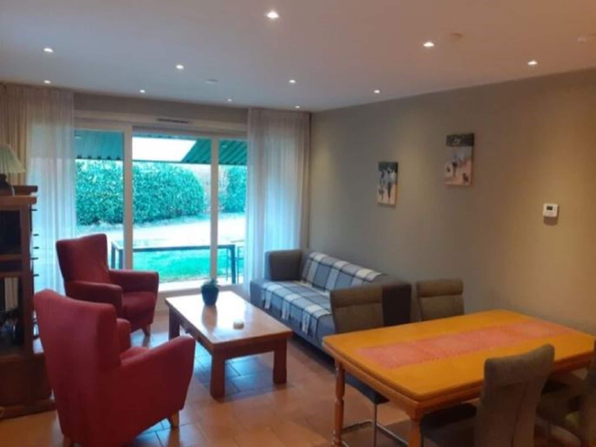 De woonkamer van Singelhoeve in Fochteloo
