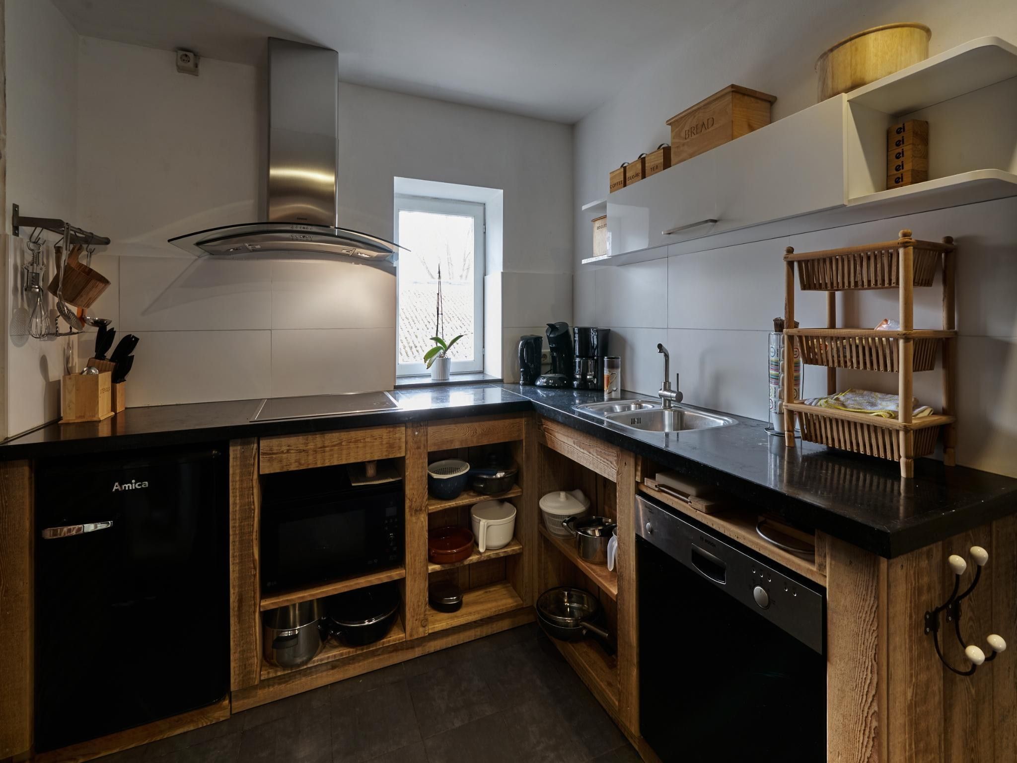 De keuken van Meschermolen 9 in Mesch-Eijsden