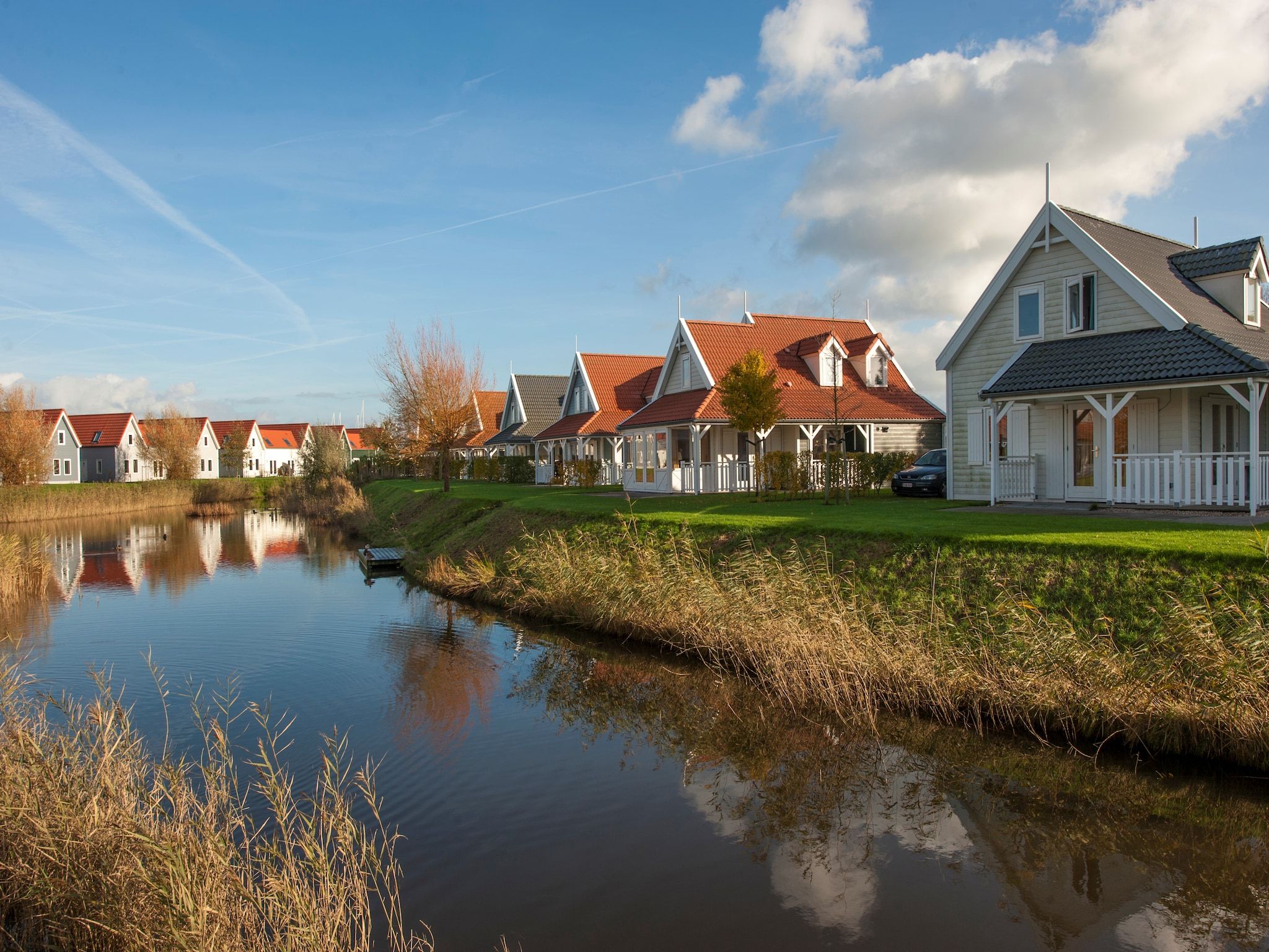 De buitenkant van Aquadelta 9 in Bruinisse