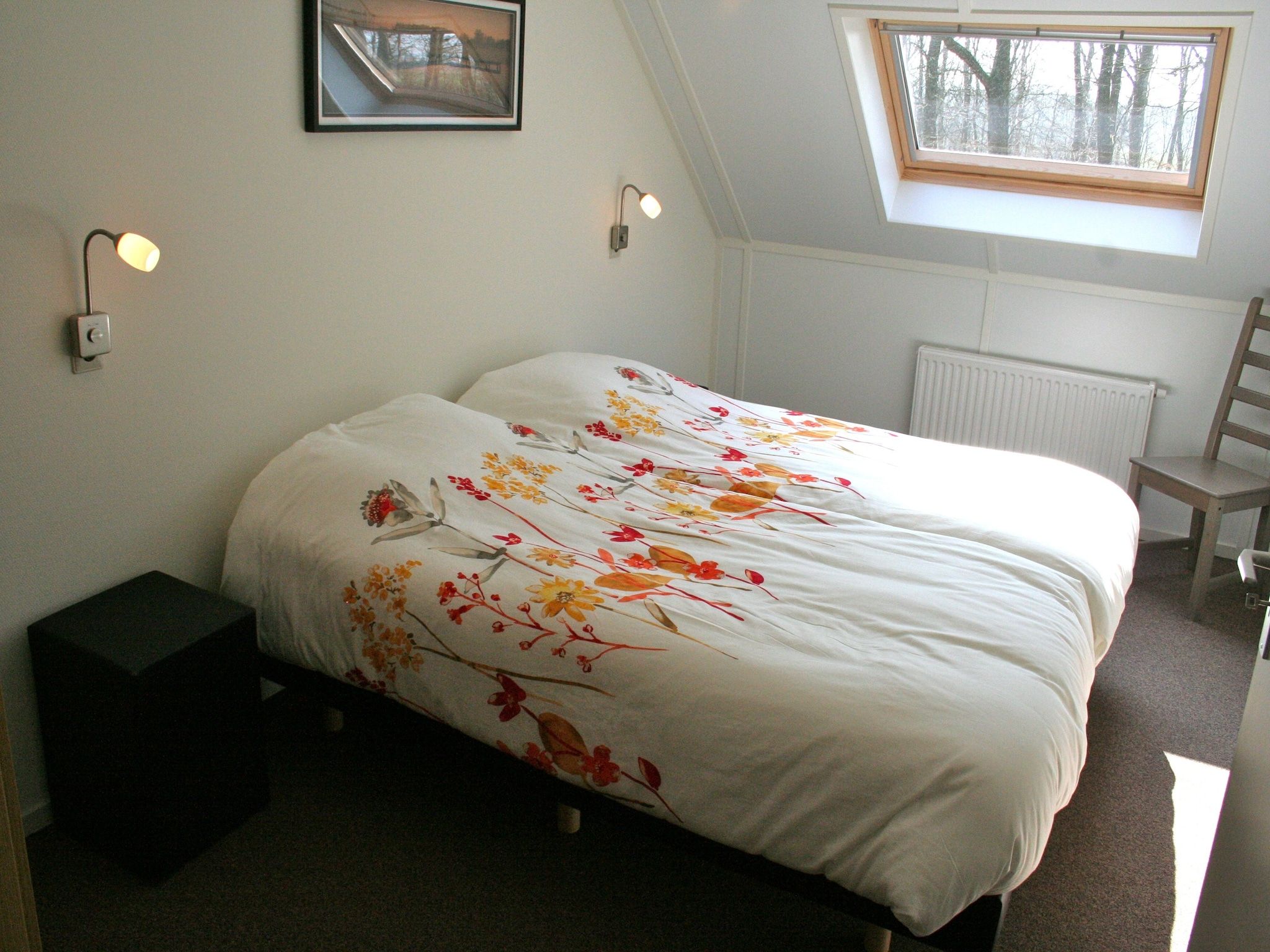 Een slaapkamer van Vakantiepark Horsetellerie 7 in Hardenberg (rheezerveen)