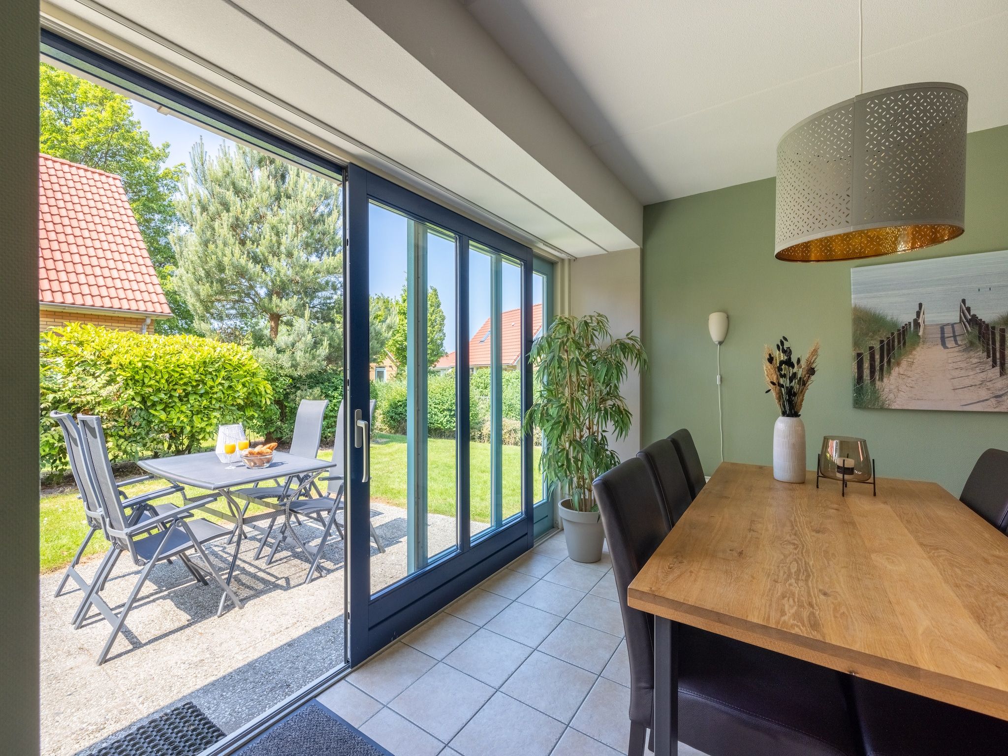 De woonkamer van Villavakantiepark IJsselhof 5 in Andijk