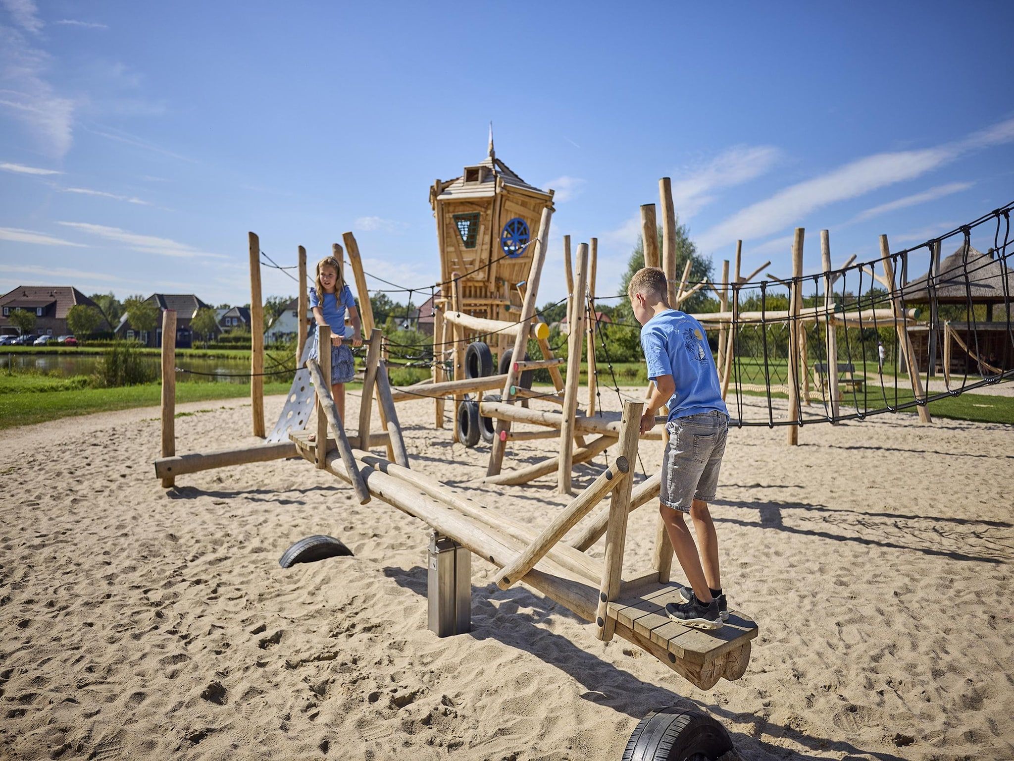 Parkfaciliteiten bij Buitenhof De Leistert 13 in Roggel