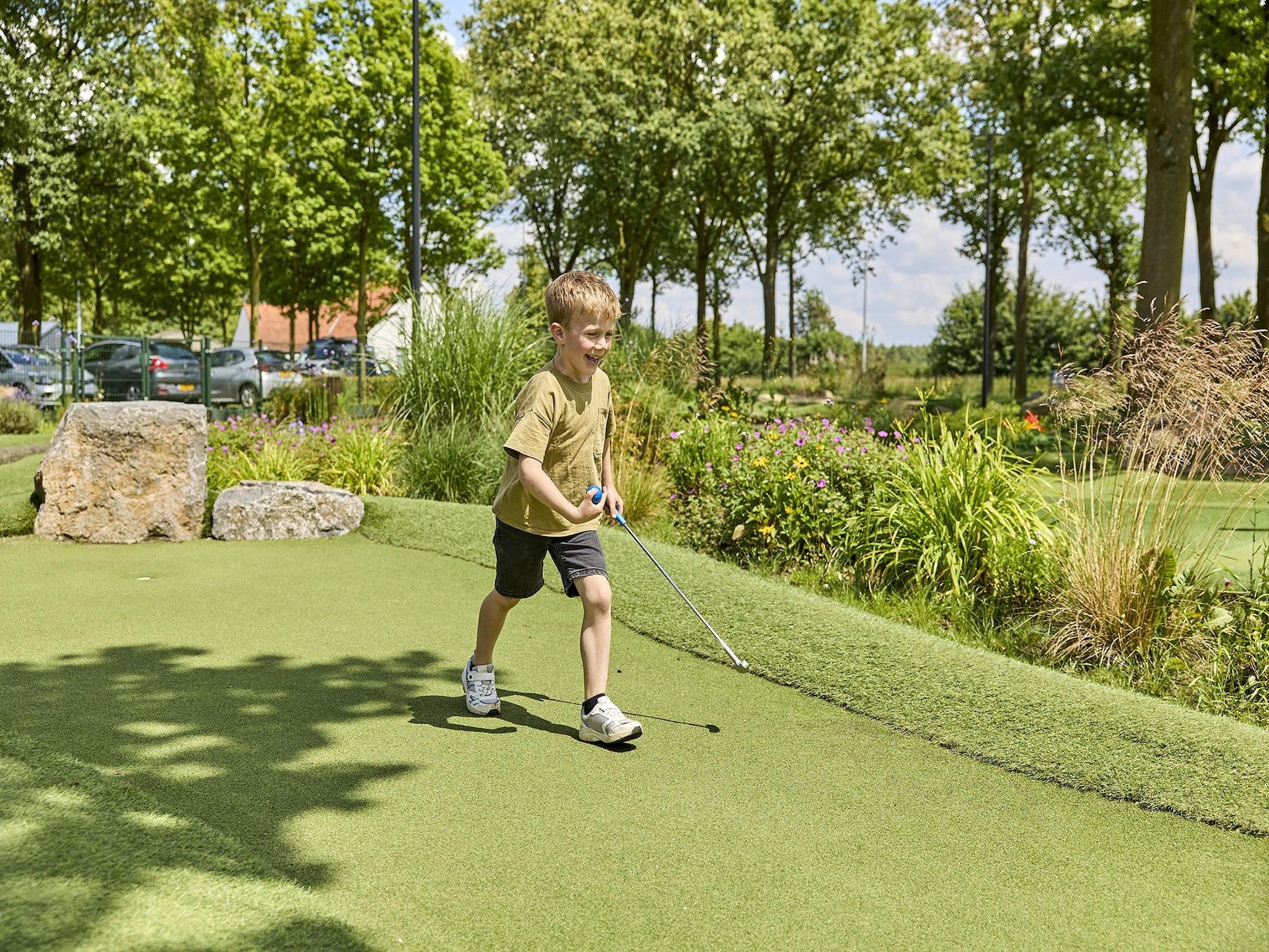 Parkfaciliteiten bij Buitenhof De Leistert 12 in Roggel