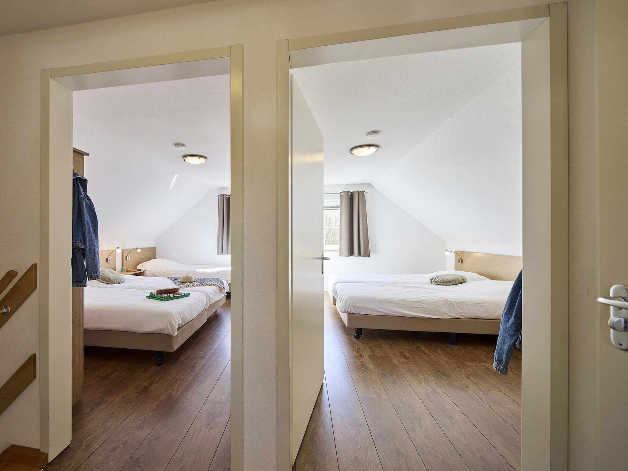 Een slaapkamer van Buitenhof De Leistert 10 in Roggel