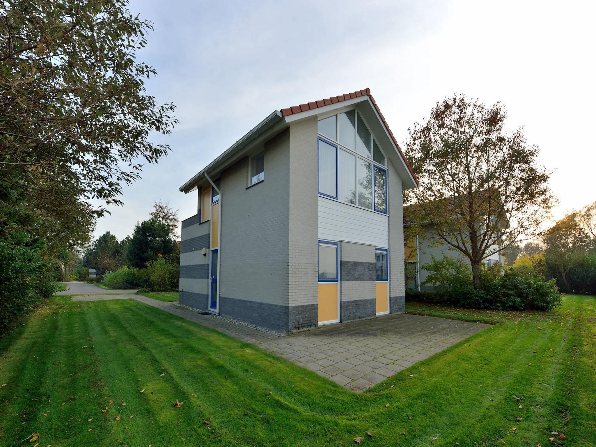 De buitenkant van Villapark Schildmeer 5 in Steendam