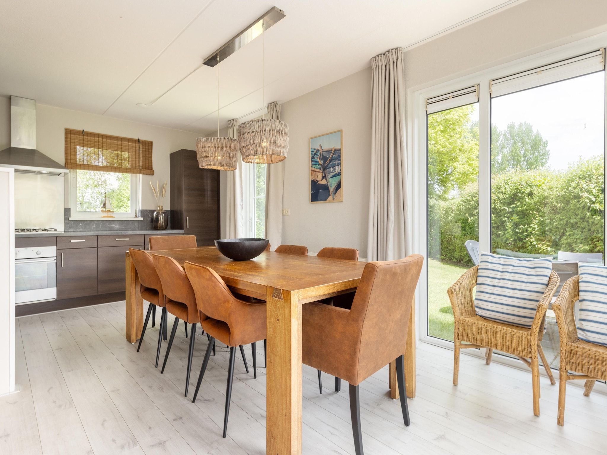 De keuken van Buitenplaats It Wiid 5 in Eernewoud