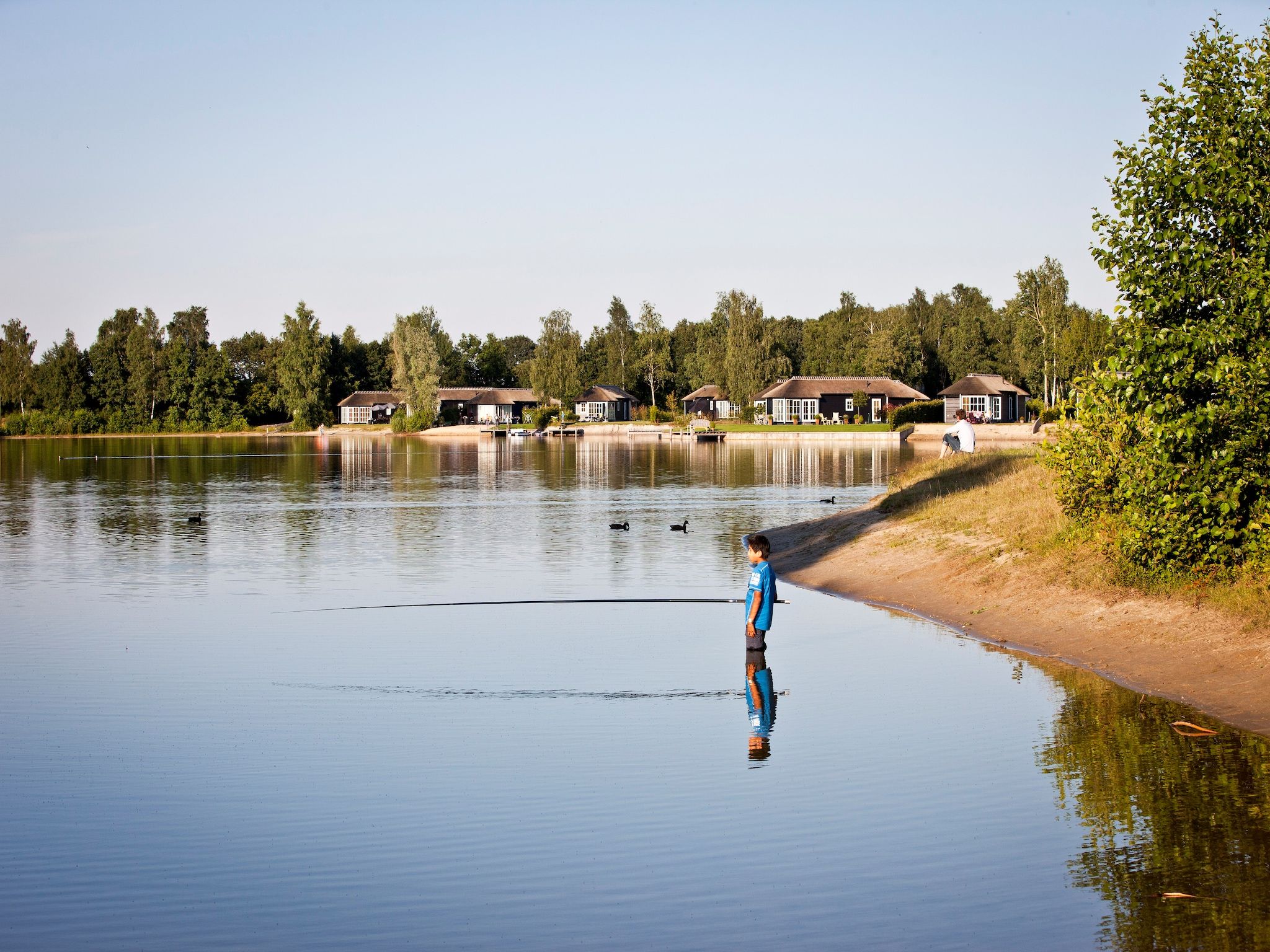 Parkfaciliteiten bij Recreatiepark Tolplas 1 in Hoge Hexel