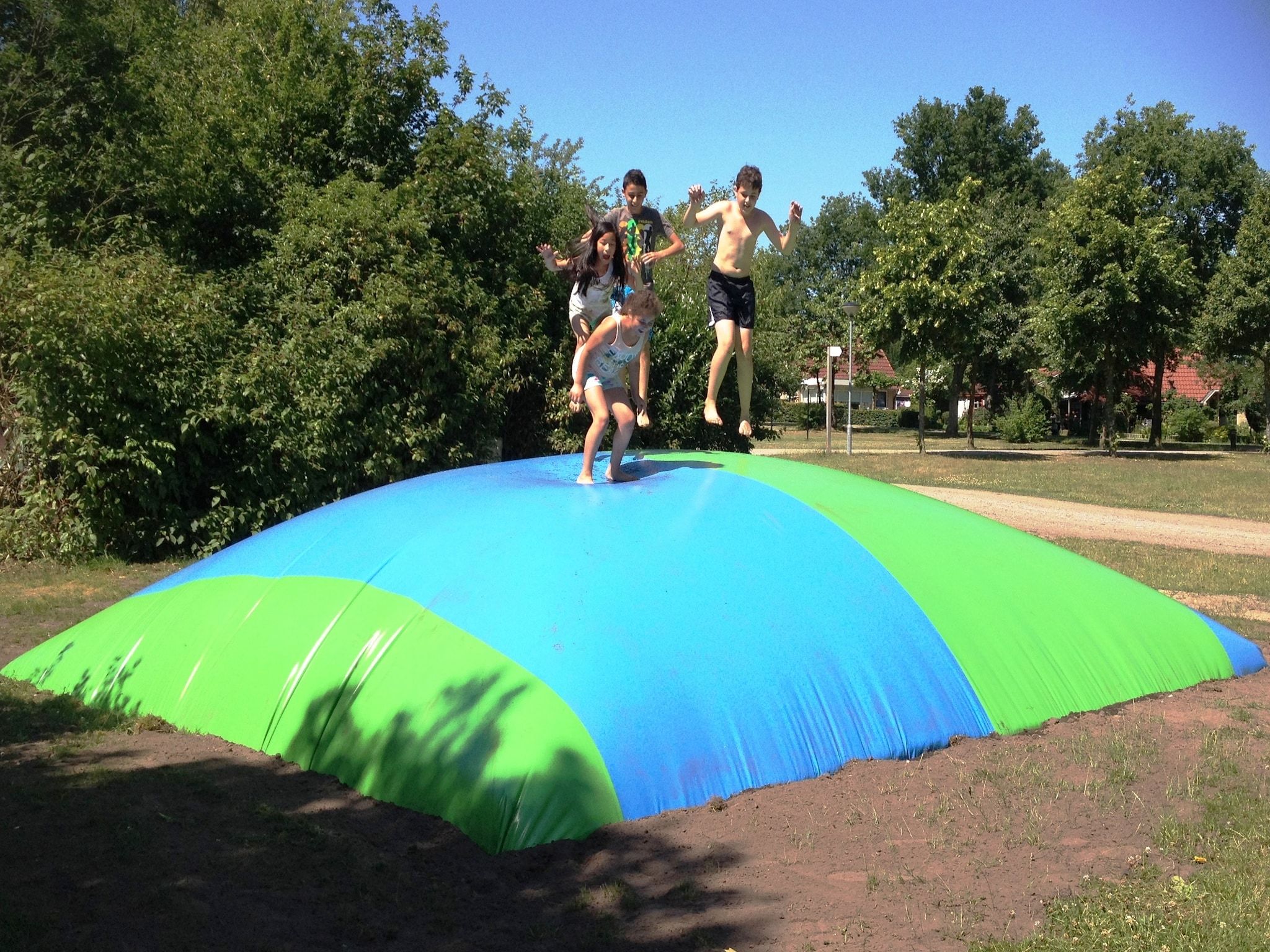 Parkfaciliteiten bij Recreatiepark Tolplas 1 in Hoge Hexel