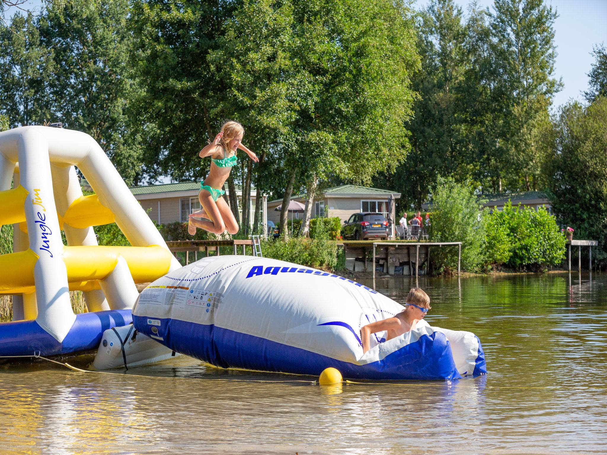 Parkfaciliteiten bij Recreatiepark Tolplas 2 in Hoge Hexel
