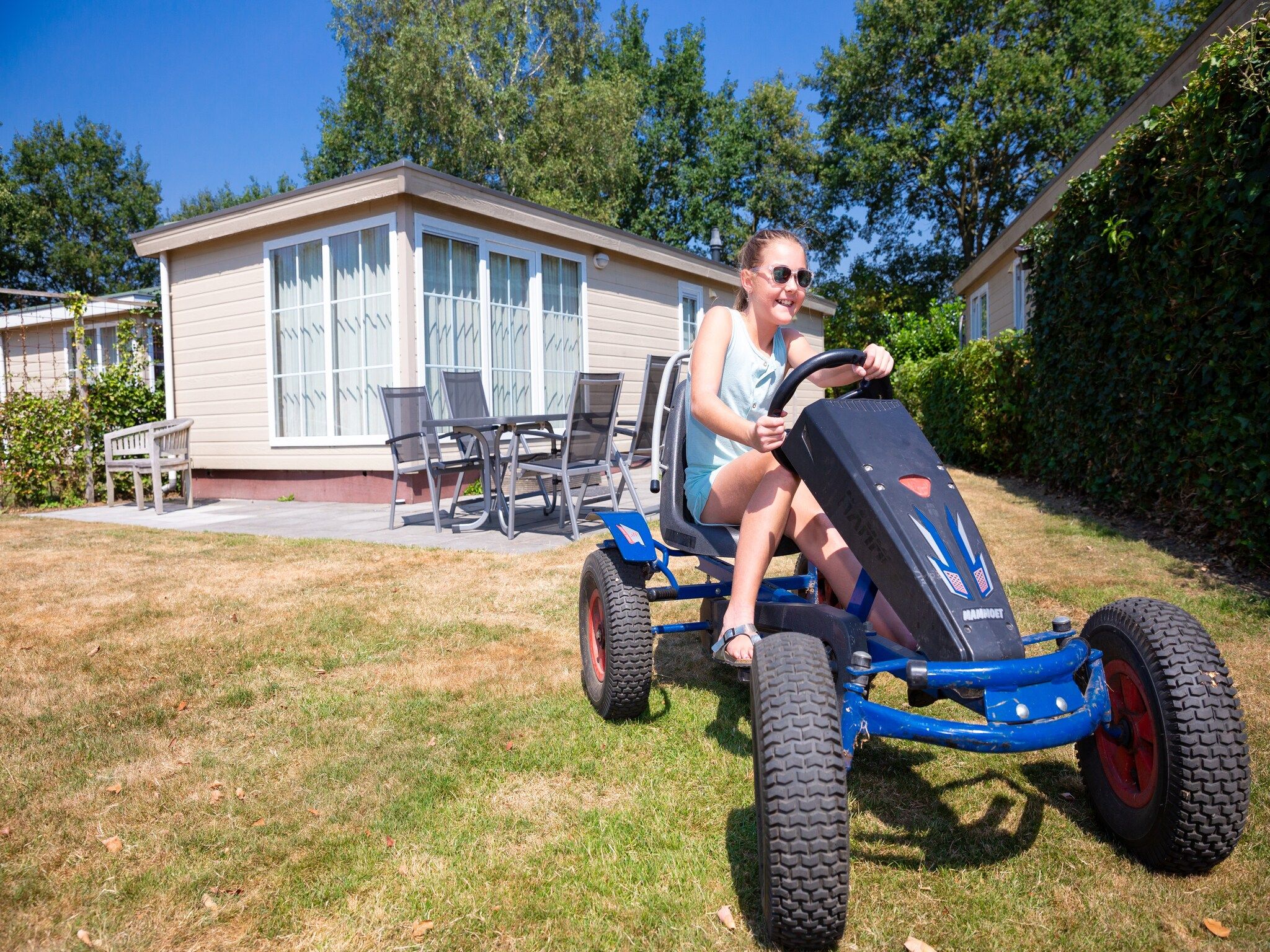 Parkfaciliteiten bij Recreatiepark Tolplas 7 in Hoge Hexel