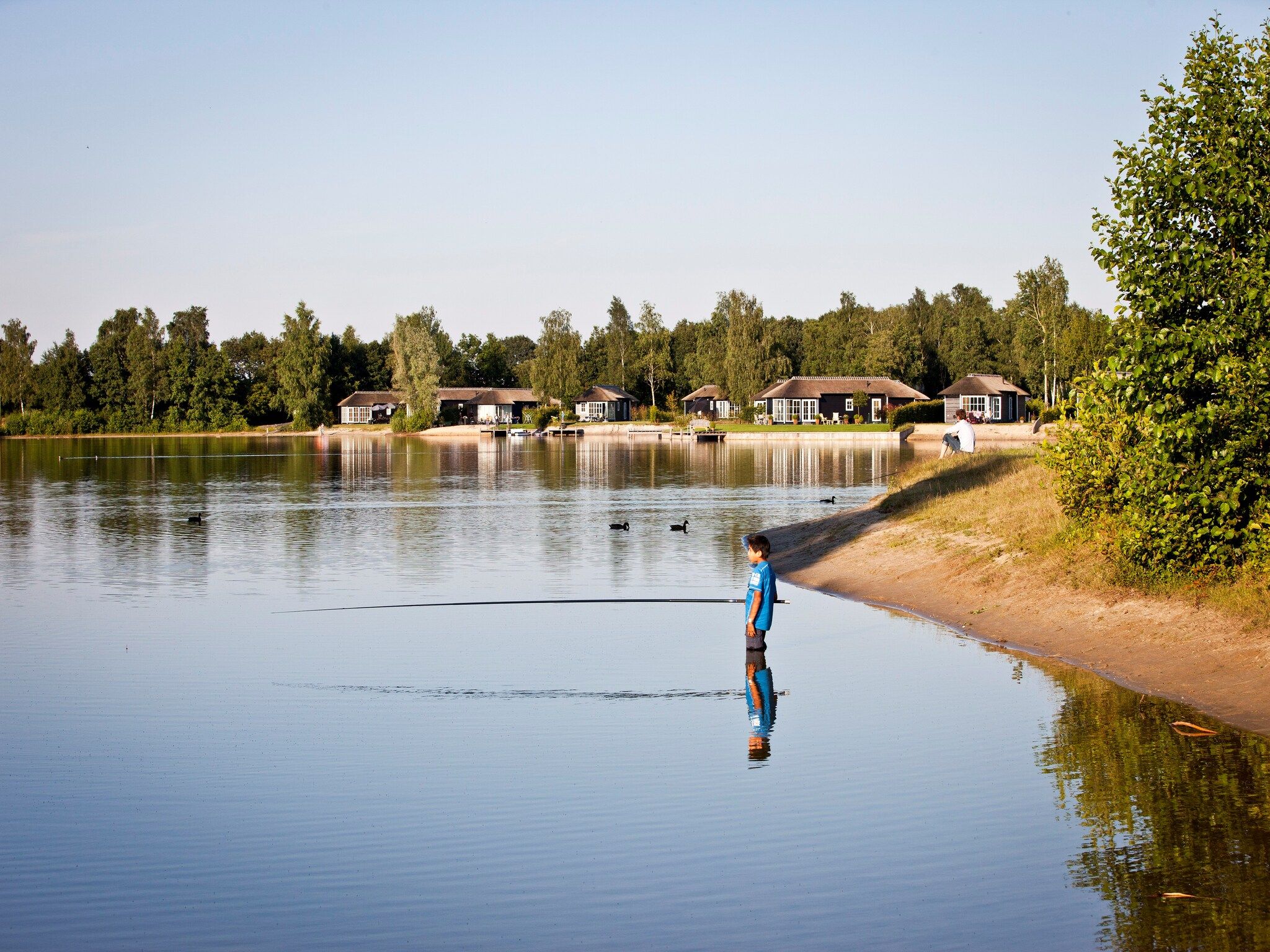 Parkfaciliteiten bij Recreatiepark Tolplas 8 in Hoge Hexel