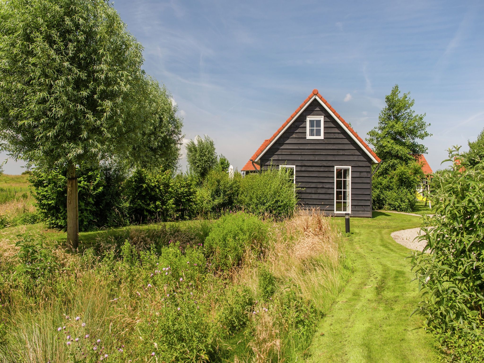 De buitenkant van Recreatiepark de Stelhoeve 4 in Wemeldinge