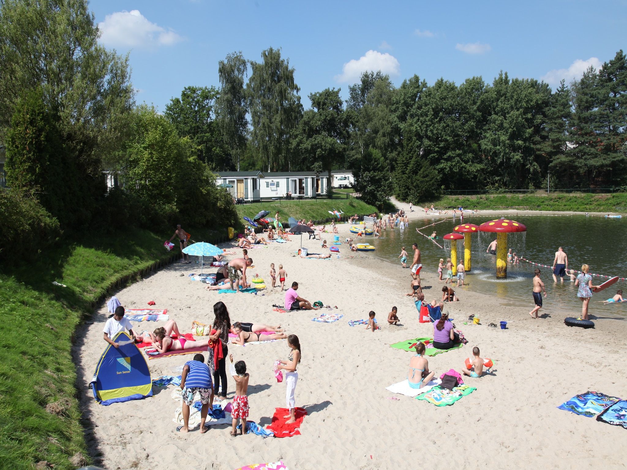 Parkfaciliteiten bij Resort Arcen 5 in Arcen