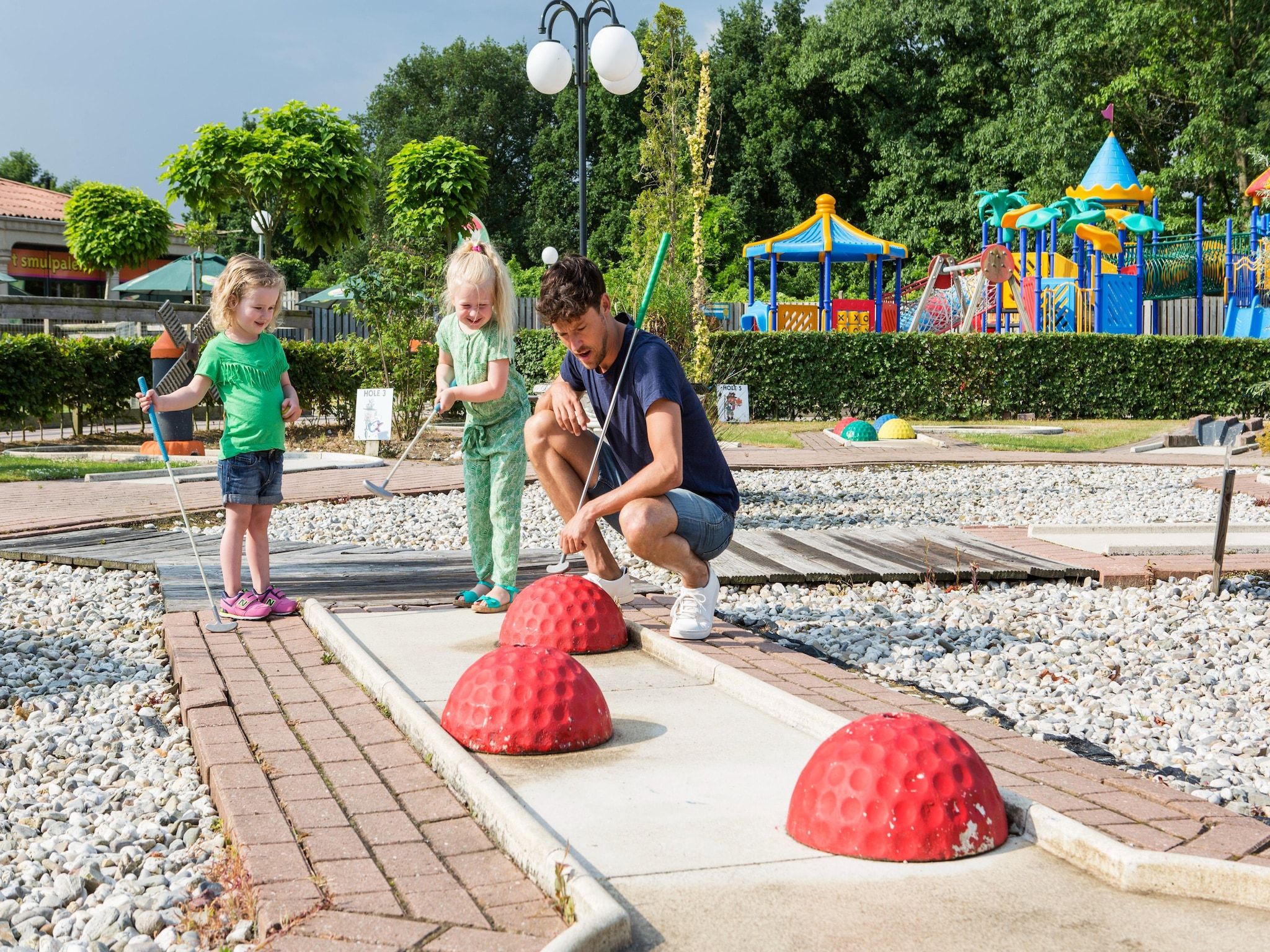 Parkfaciliteiten bij Resort Arcen 8 in Arcen