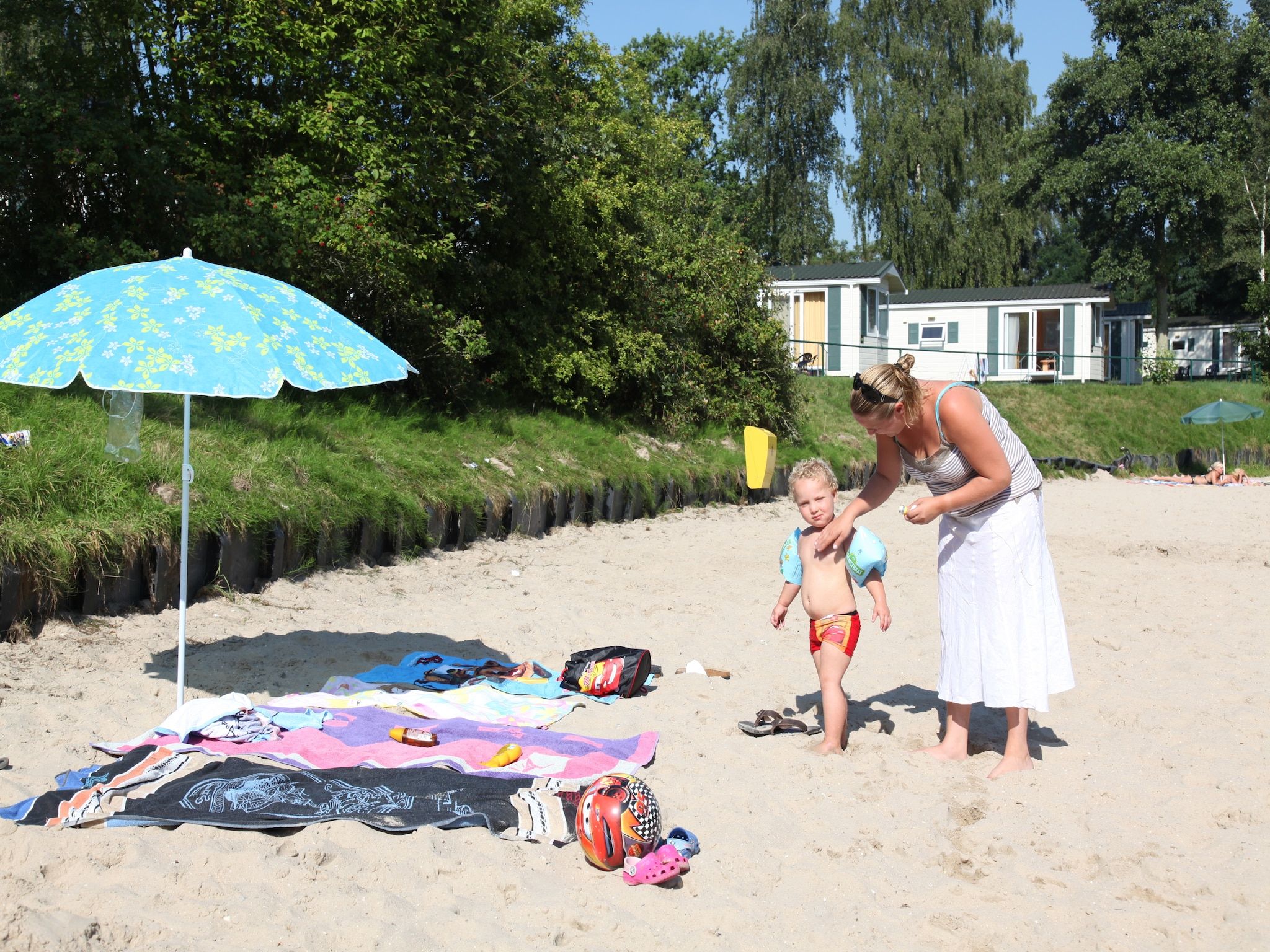Parkfaciliteiten bij Resort Arcen 16 in Arcen
