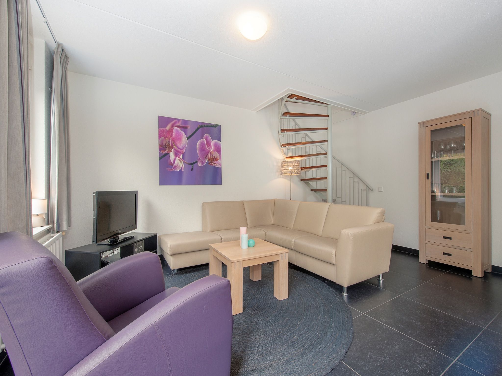 De woonkamer van Resort Arcen 9 in Arcen
