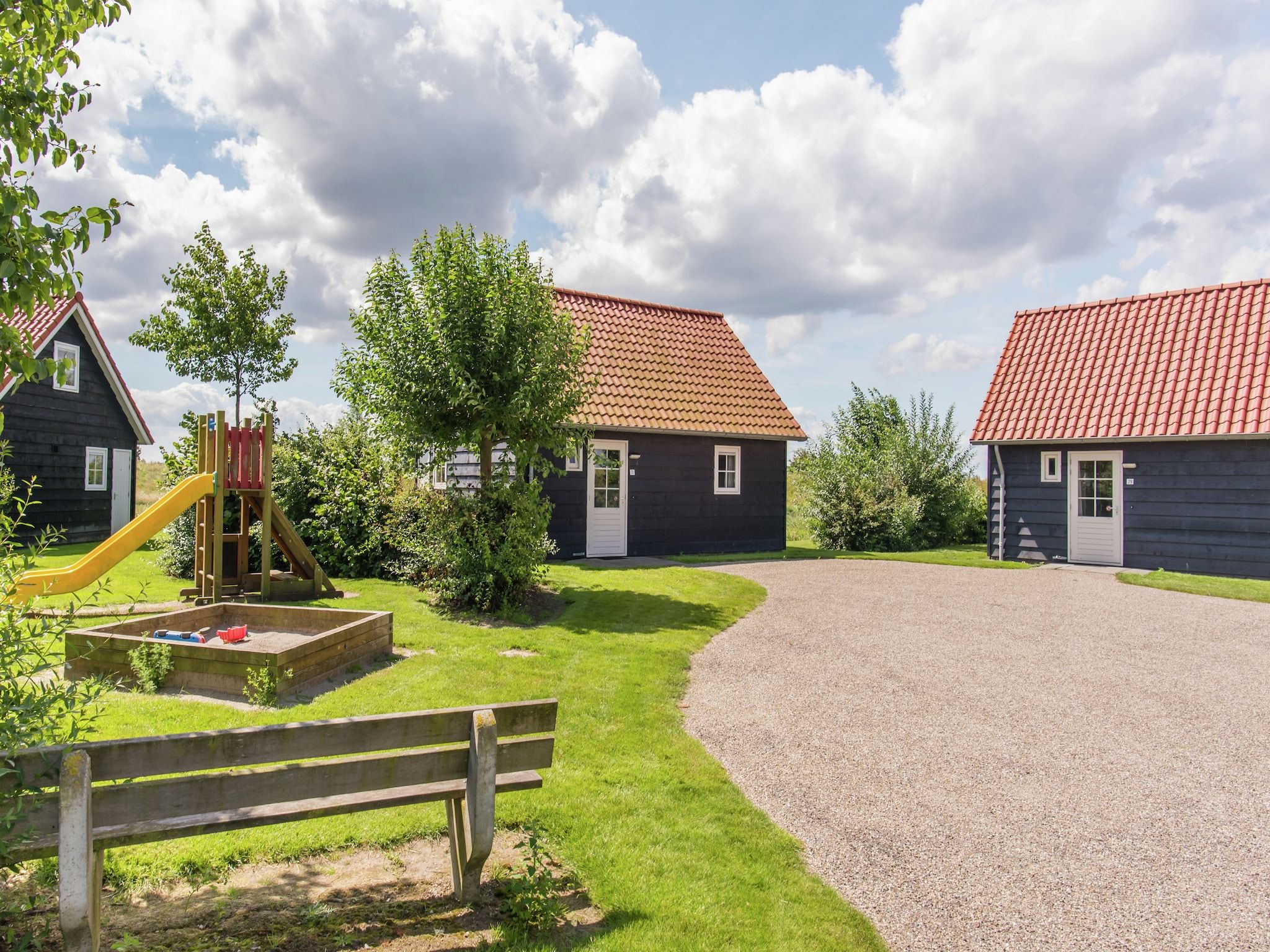 De buitenkant van Recreatiepark de Stelhoeve 3 in Wemeldinge
