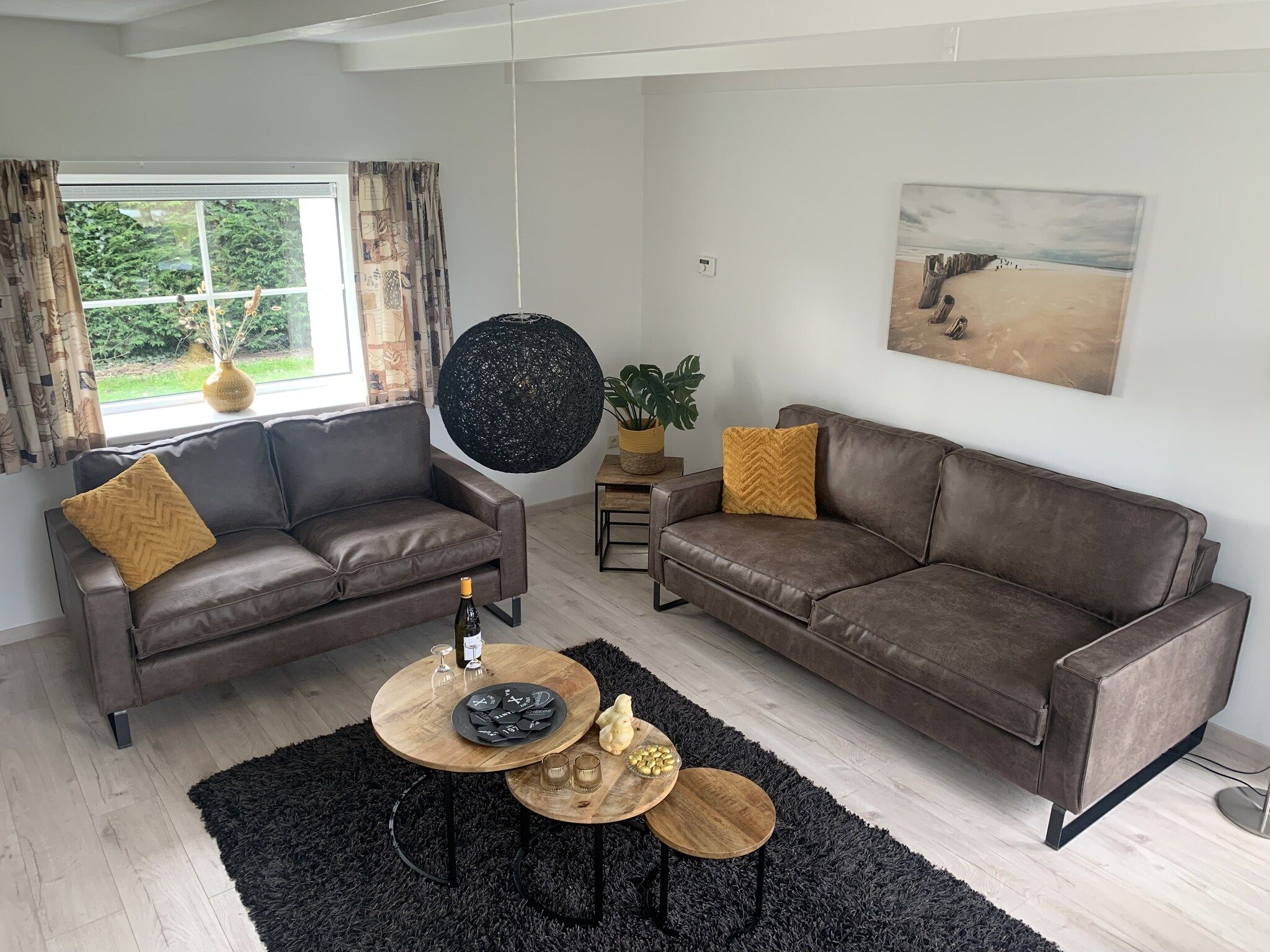 De woonkamer van Het Karreveld in Zonnemaire